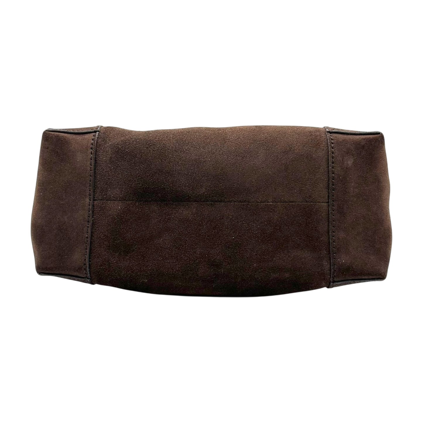 Gucci Brown Suede Small Shoulder Bag