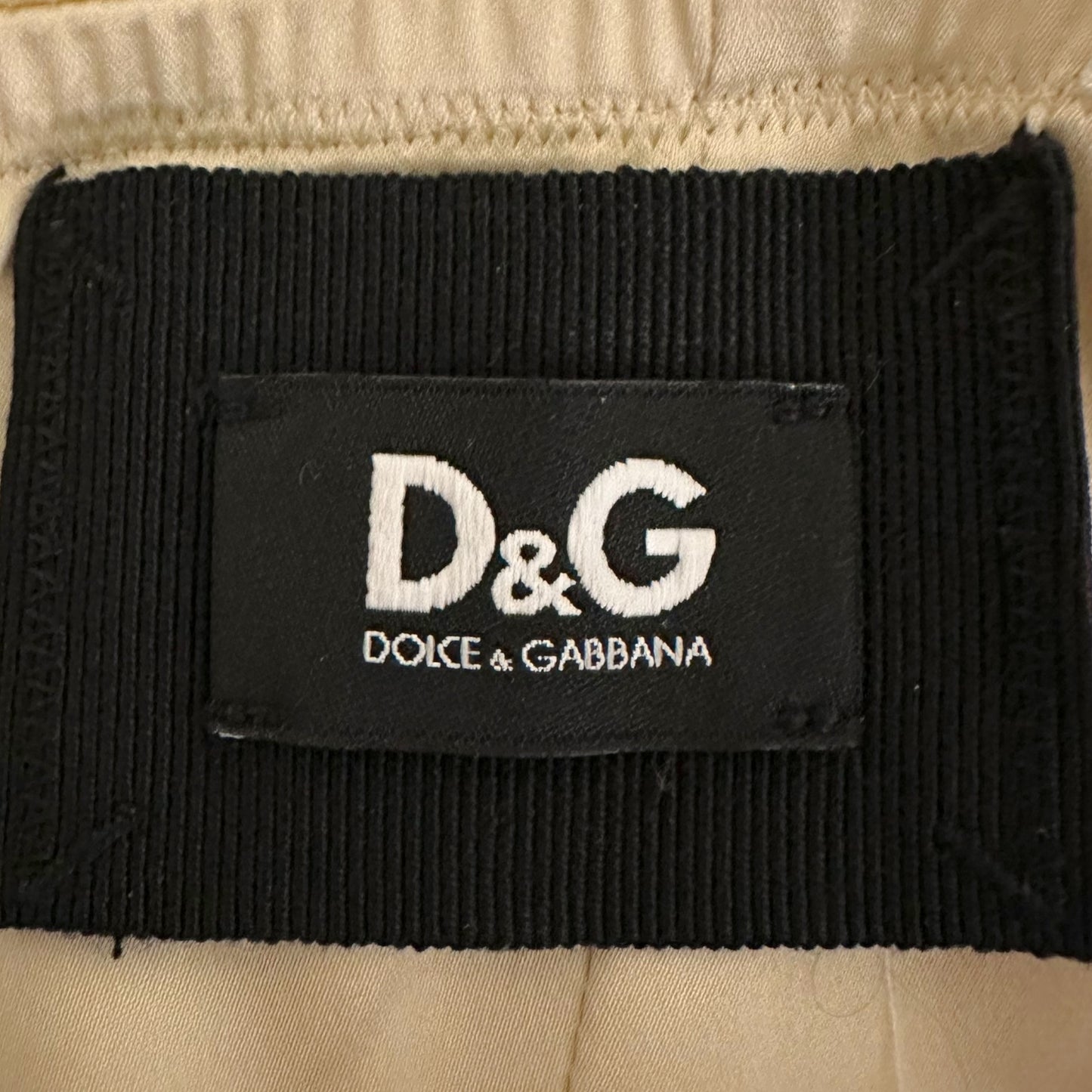 D&G Dolce & Gabbana Lace Applique Bustier Top - Outfit Repeater