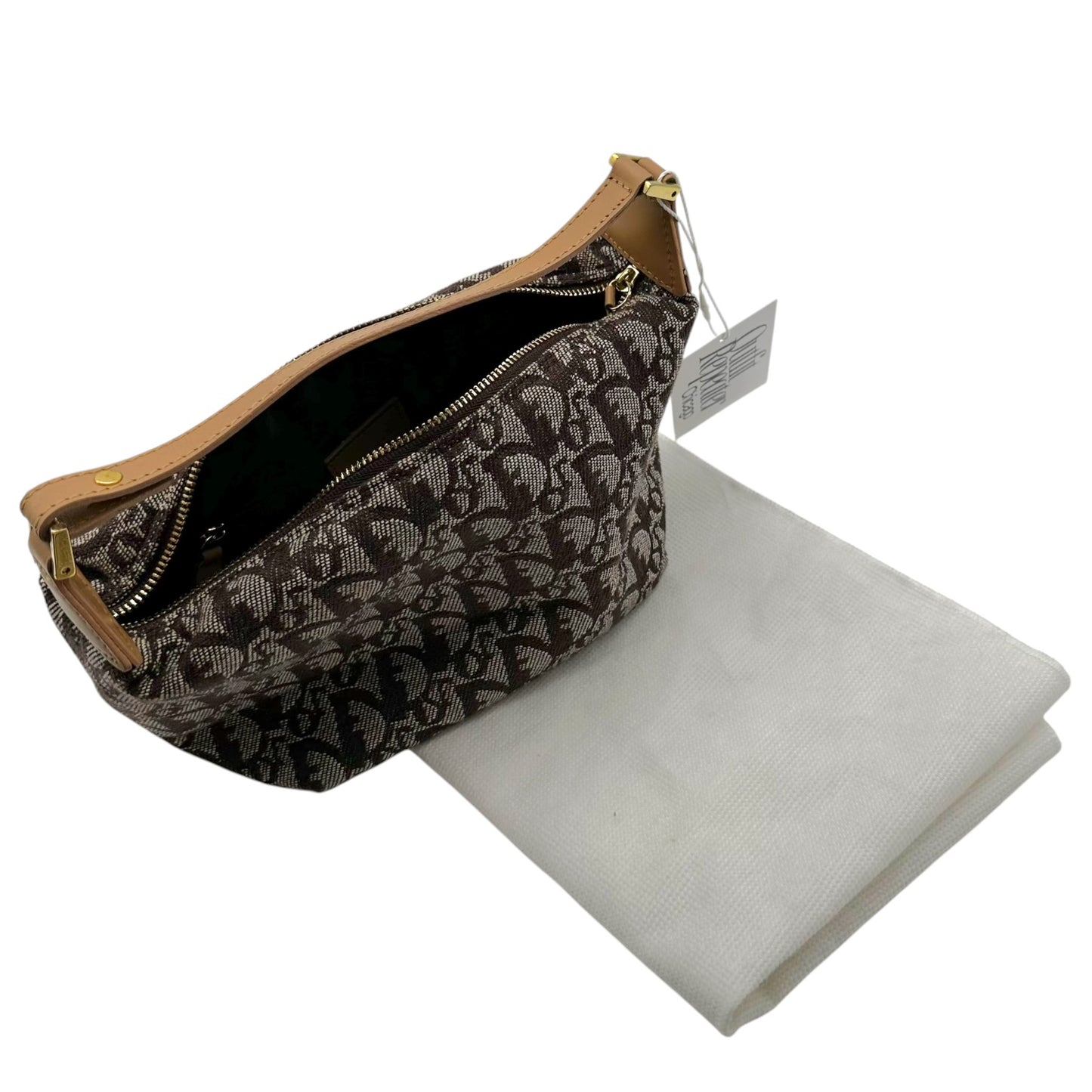 Christian Dior Pochette Bag Burgundy Trotter Monogram