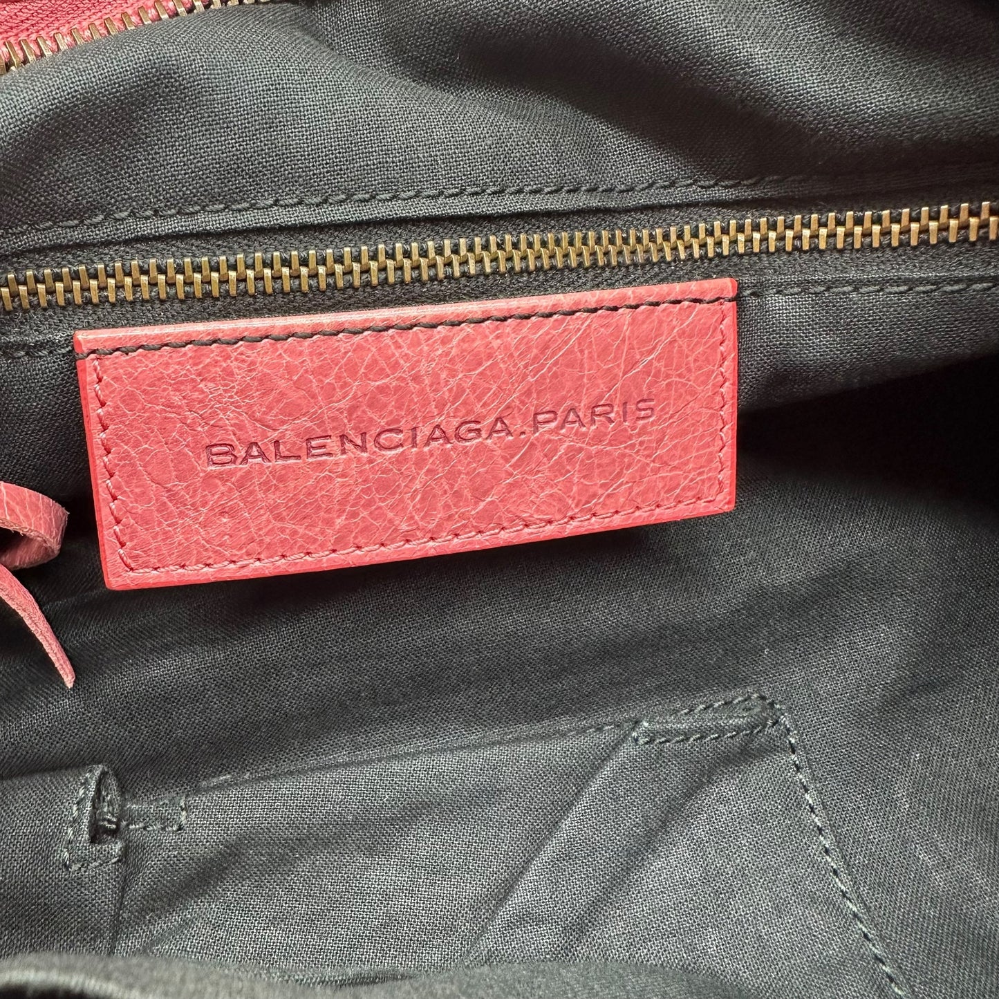 Balenciaga Pink Leather City Bag