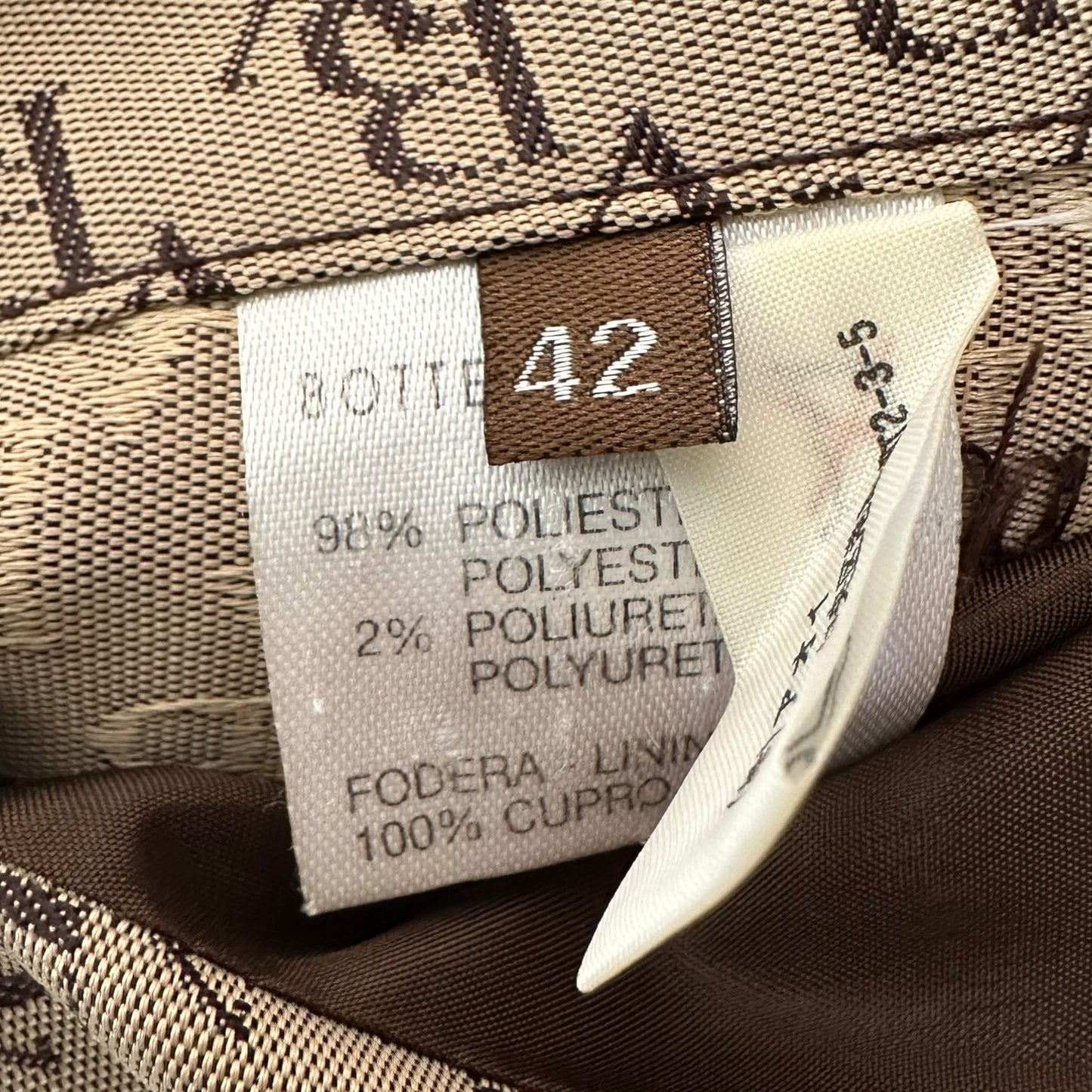 Bottega Veneta BV Tan Monogram Trench Coat