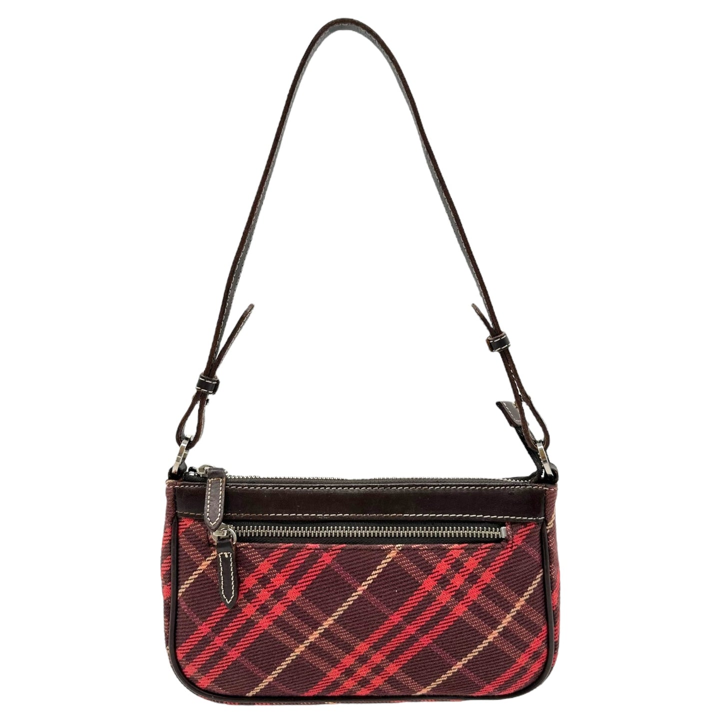 Burberry Blue Label Pink & Purple Nova Check Plaid Shoulder Pochette Bag - Outfit Repeater