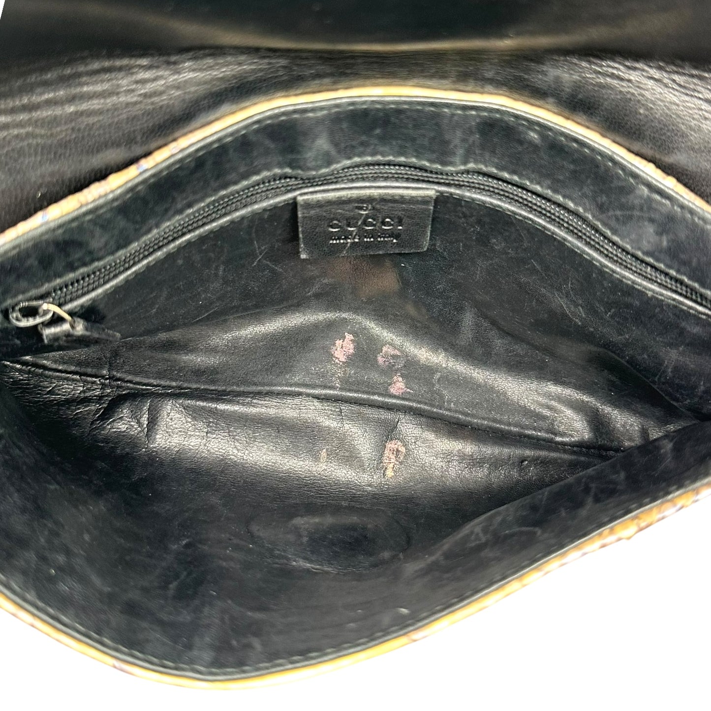 Gucci Python Chain Strap Shoulder Bag