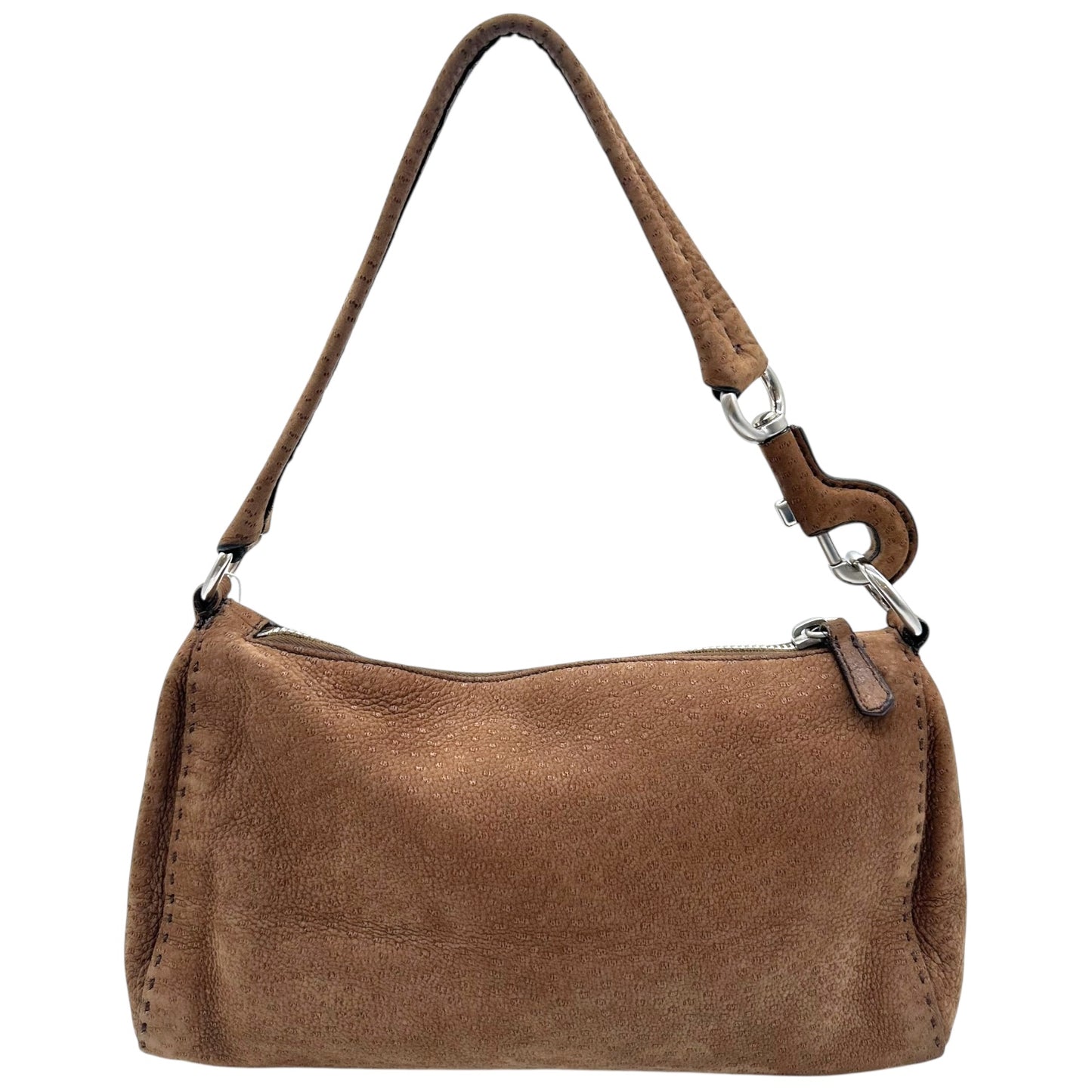 Prada Brown Suede Shoulder Bag
