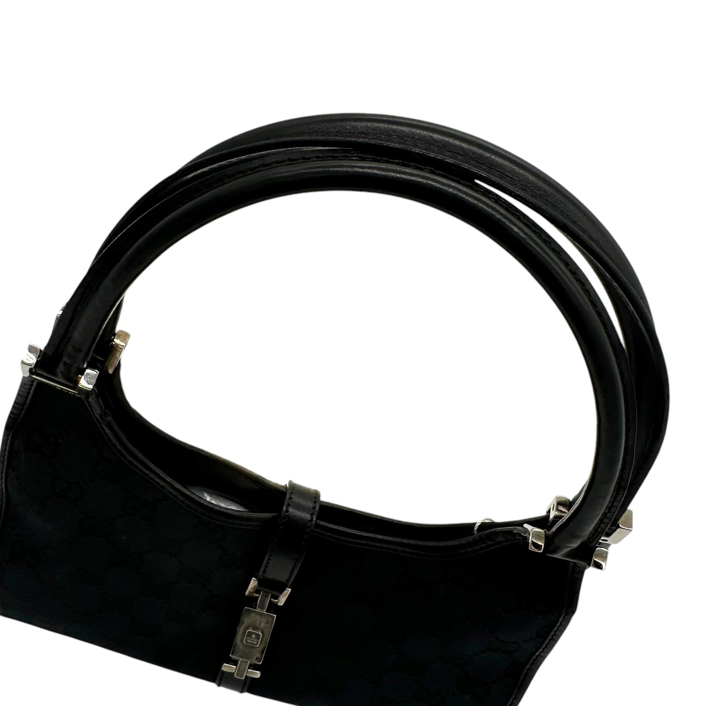 Gucci Black Monogram Mini Jackie Bag