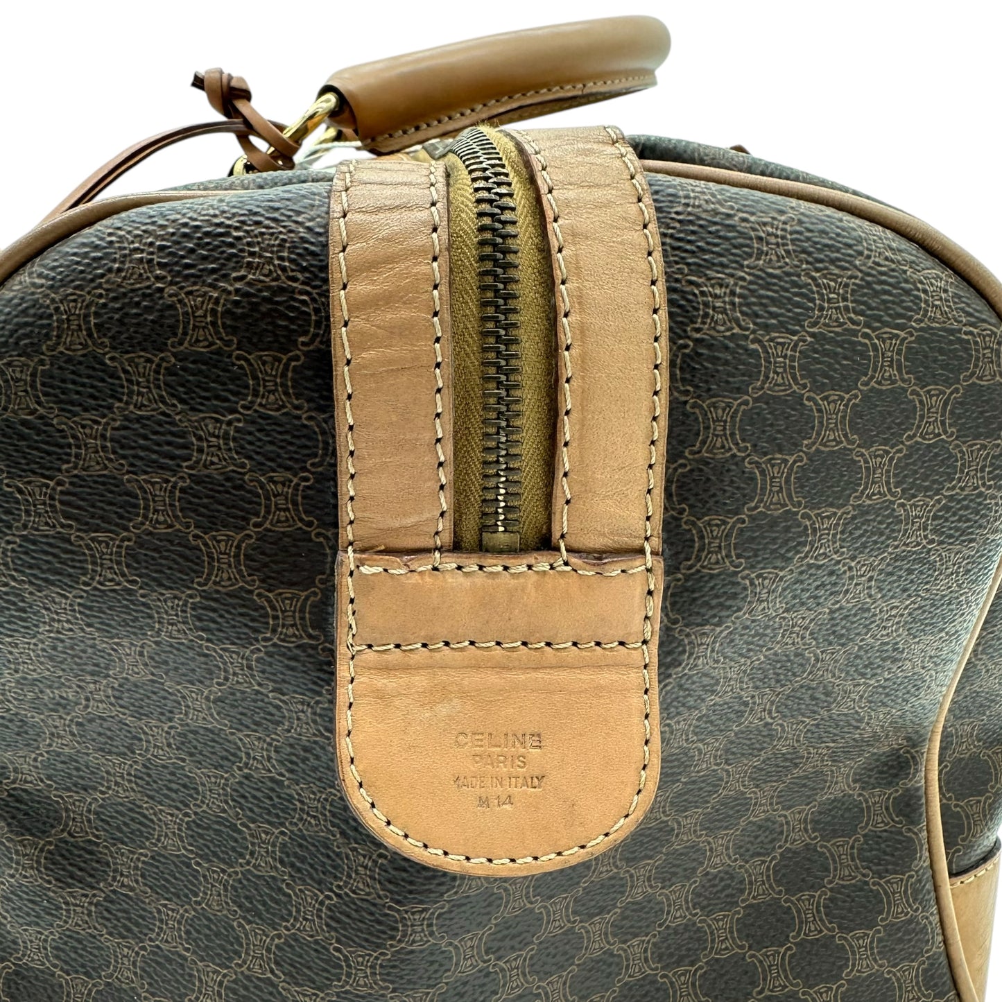 Celine Macadam Brown Monogram Duffle Bag - Outfit Repeater