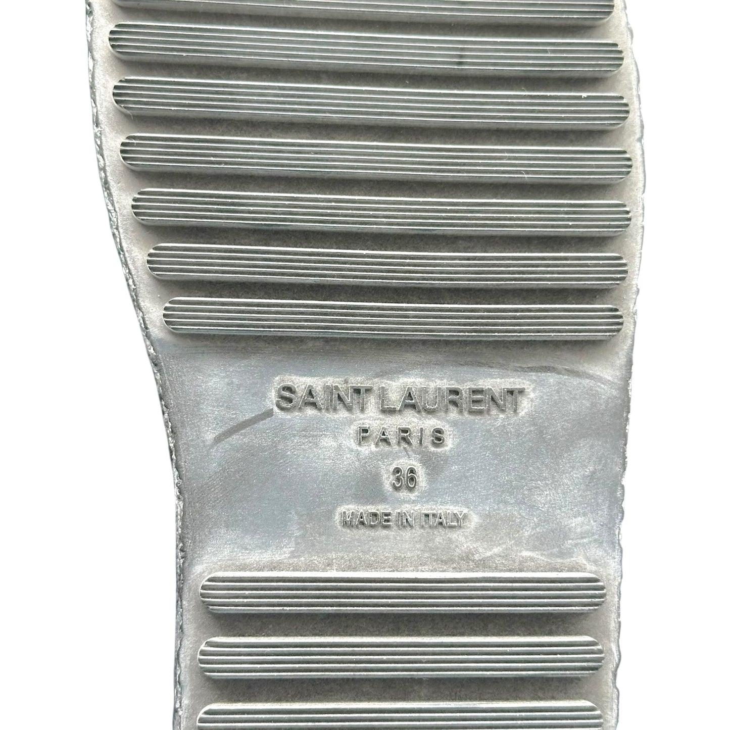 Saint Laurent Black Mongolian Lamb Fur Moon Boots