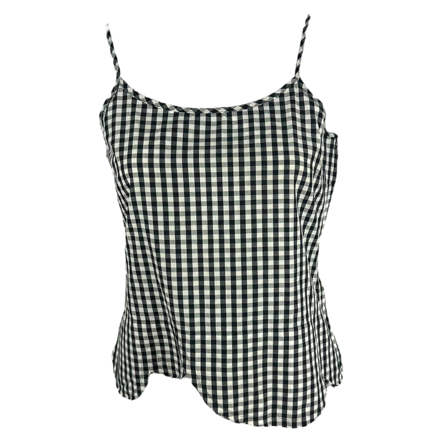 Comme Des Garcons White Check Tank