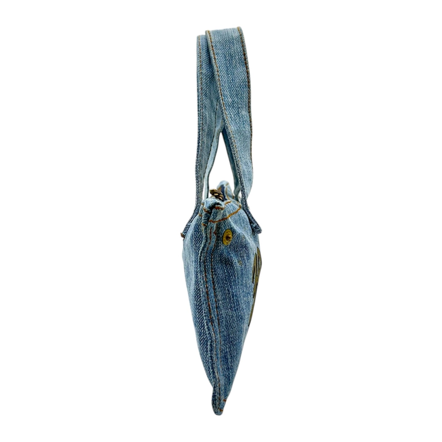 D&G Dolce & Gabbana 'Hollywood' Denim Graphic Mini Bag