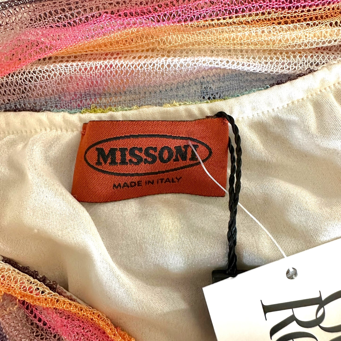 Missoni Multicolor Knit Striped Midi Skirt