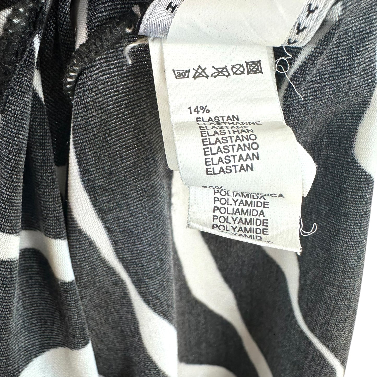 Dolce & Gabbana Zebra Print Tank Top Black White Fitted