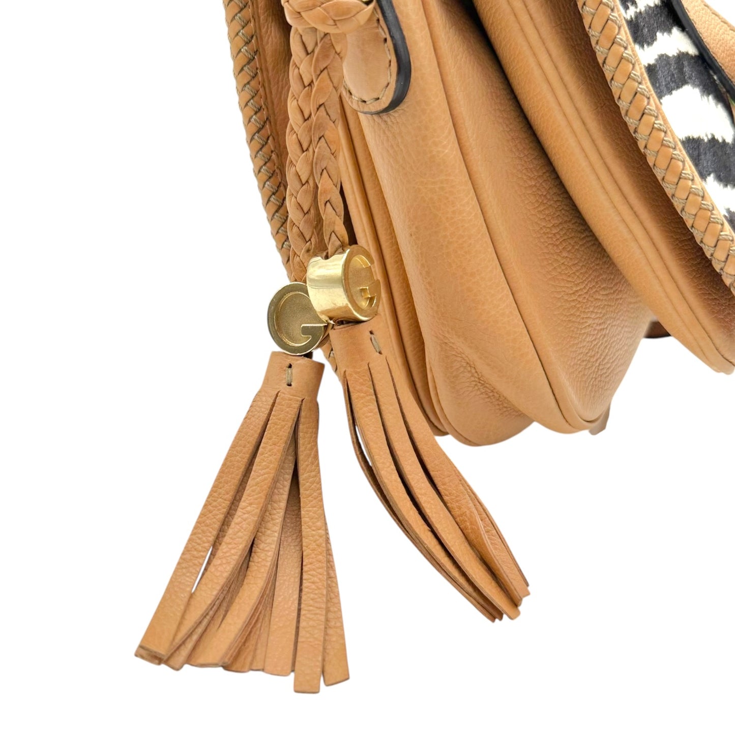 Gucci Zebra Print Ponyhair Crossbody Bag