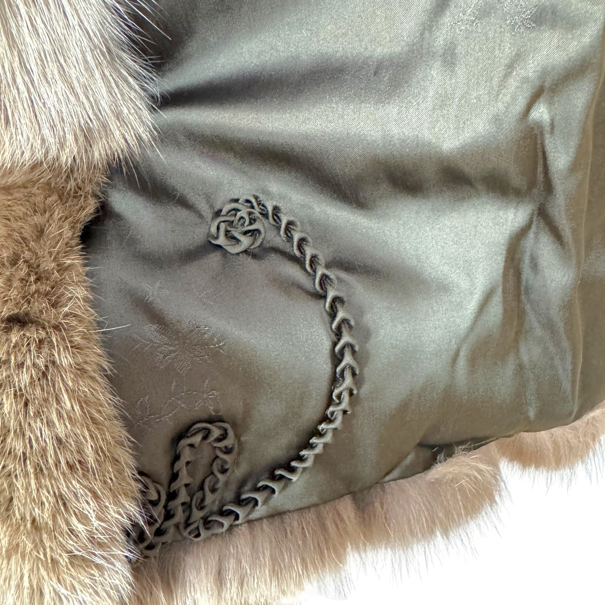 Saga Brown Fox Fur Coat Full-Length 1990s Vintage