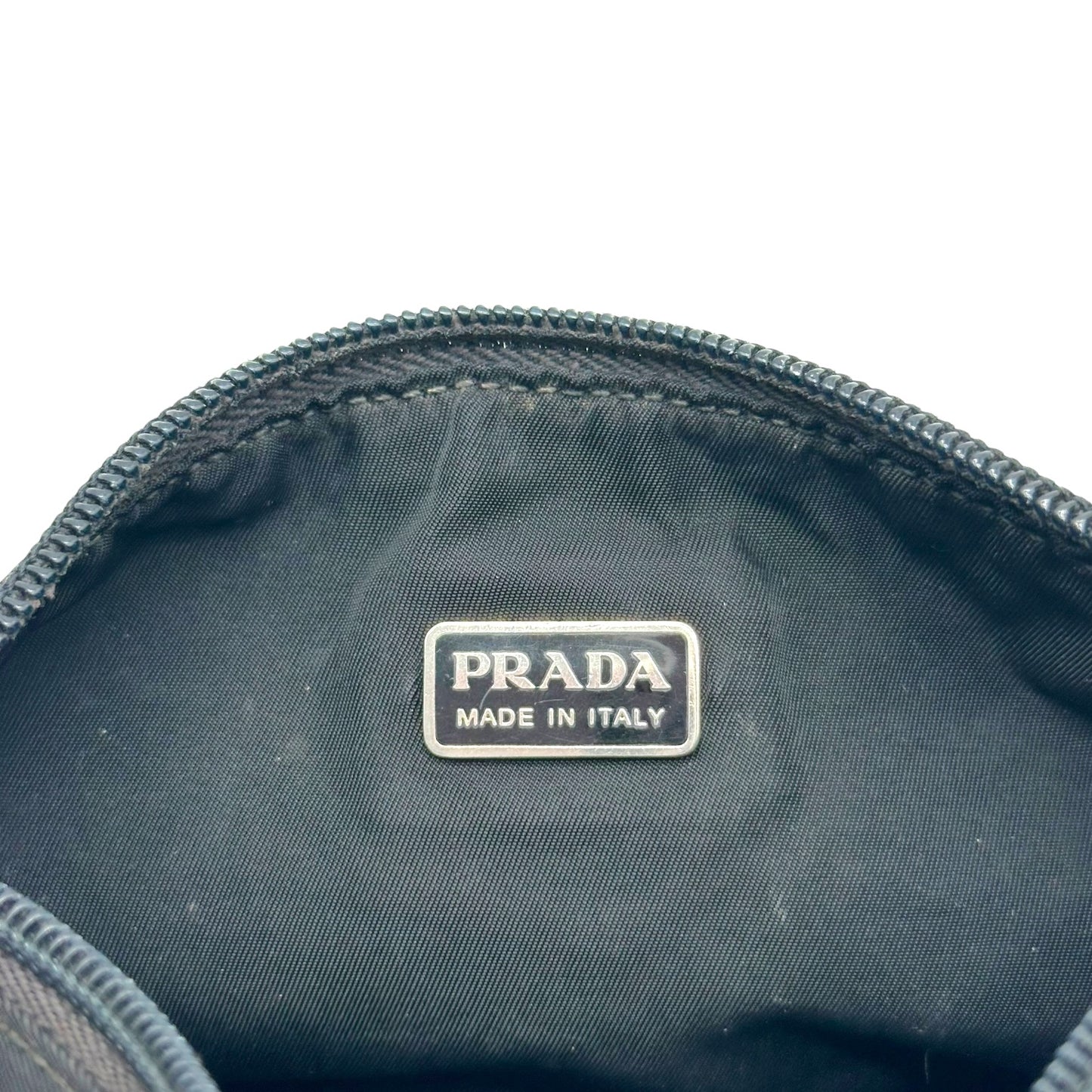 Prada Black Nylon Mini Pochette Bag