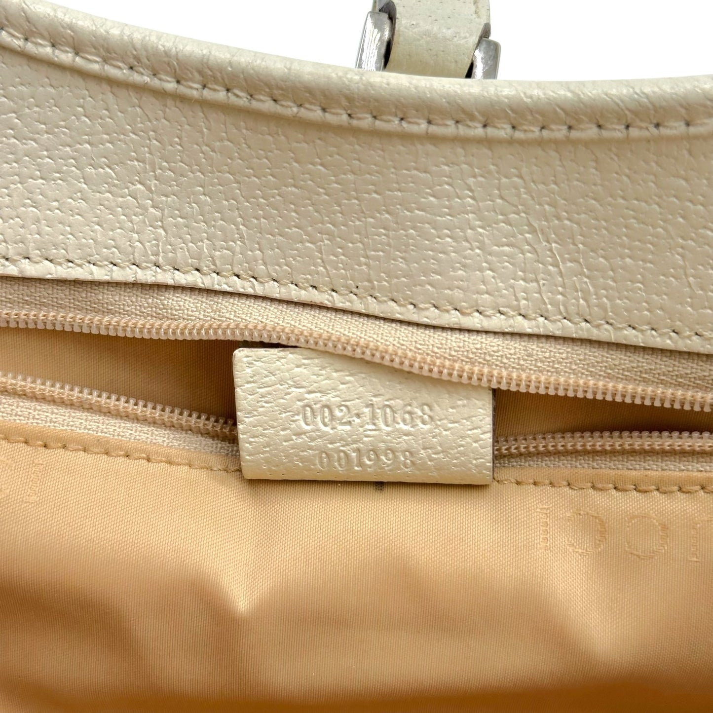 Gucci White Leather Mini Jackie Bag