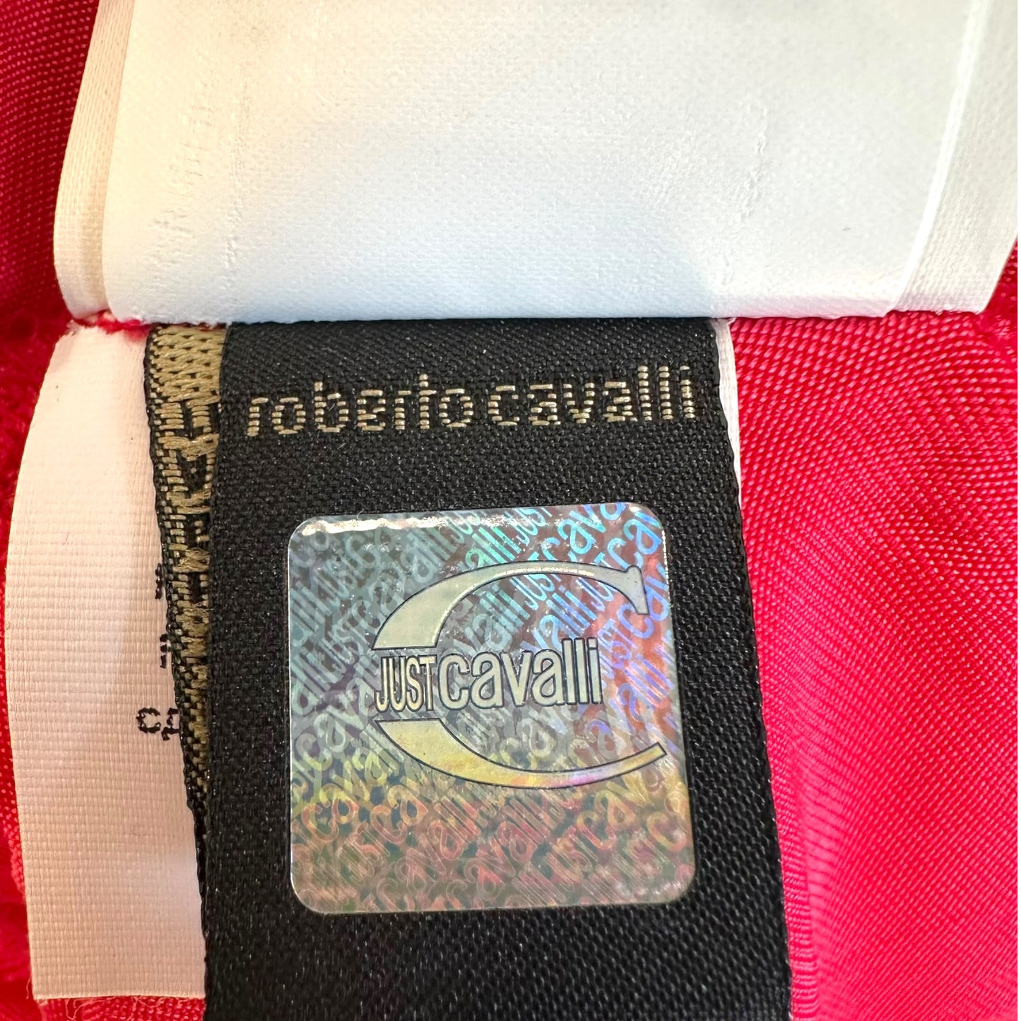 Just Cavalli Roberto Cavalli Fuschia Pink Halter Mini Dress NEW