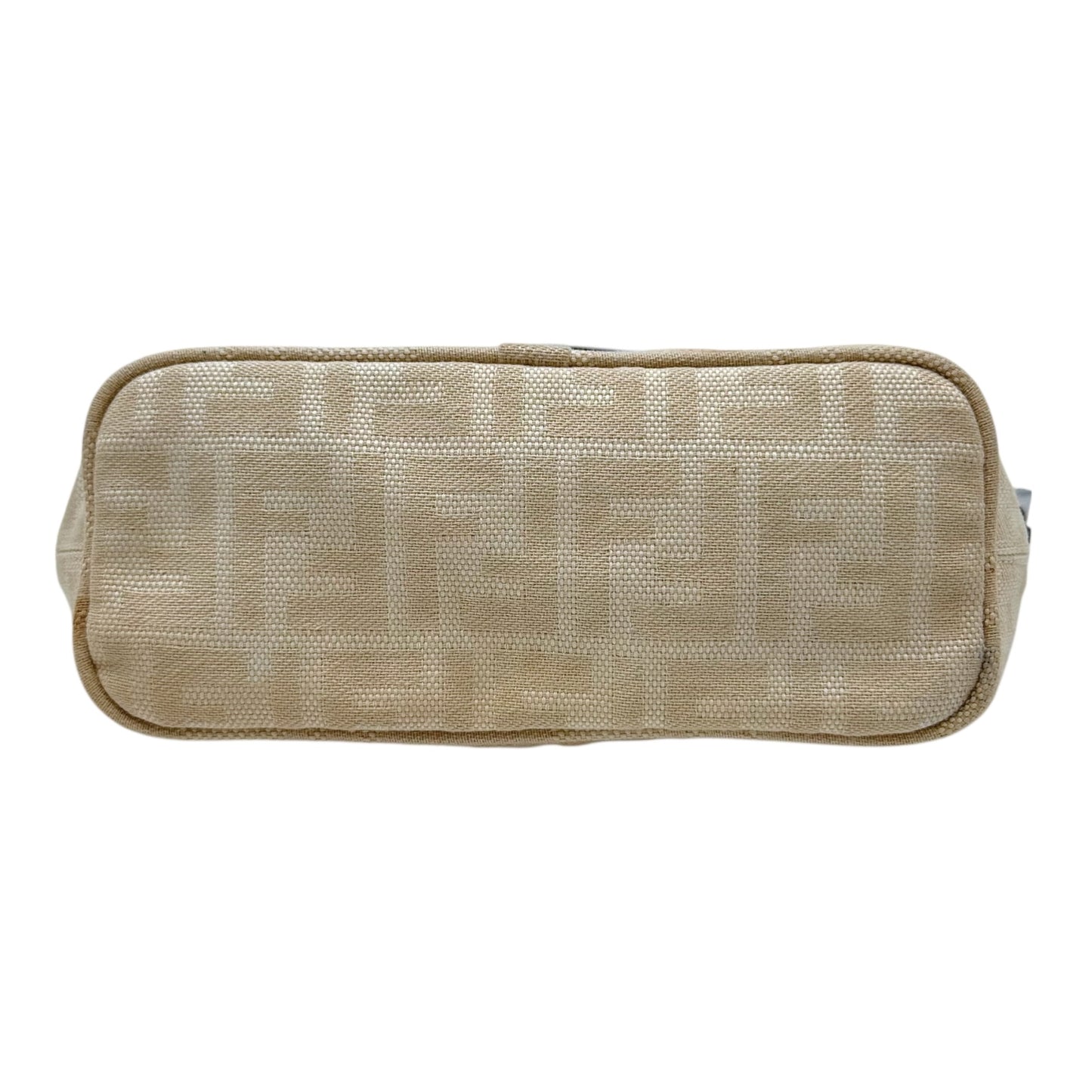 Fendi Ivory Zucca Monogram Pochette Bag
