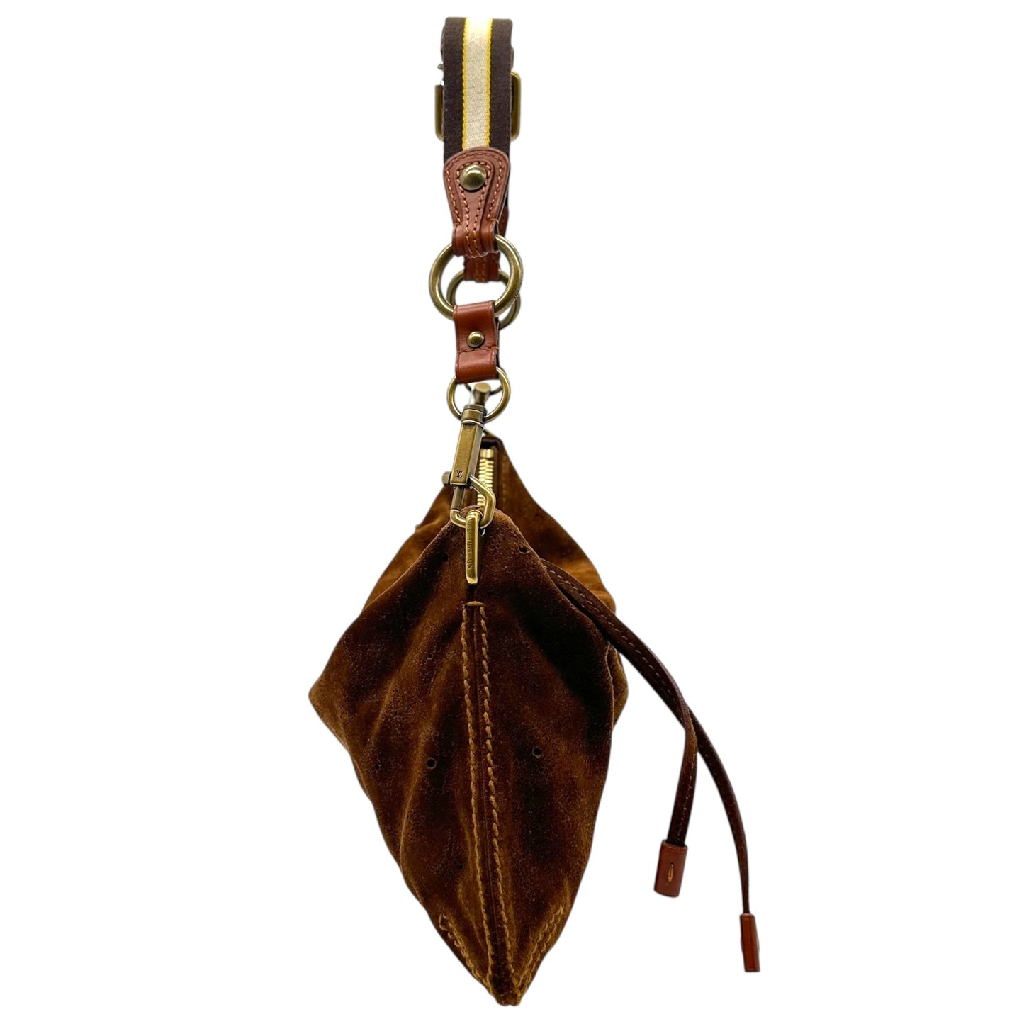 Louis Vuitton Brown Suede Onata PM Bag