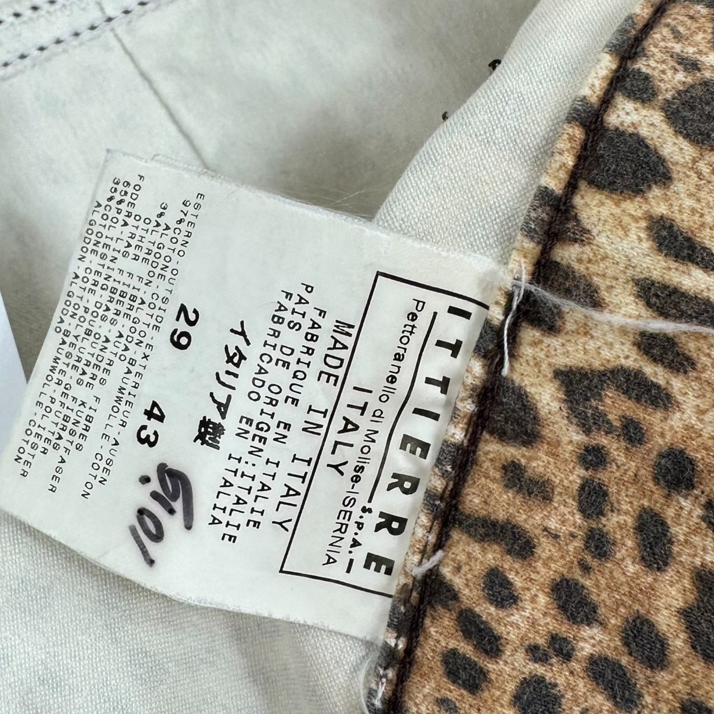 Just Cavalli Roberto Cavalli Leopard Print Flare Jeans