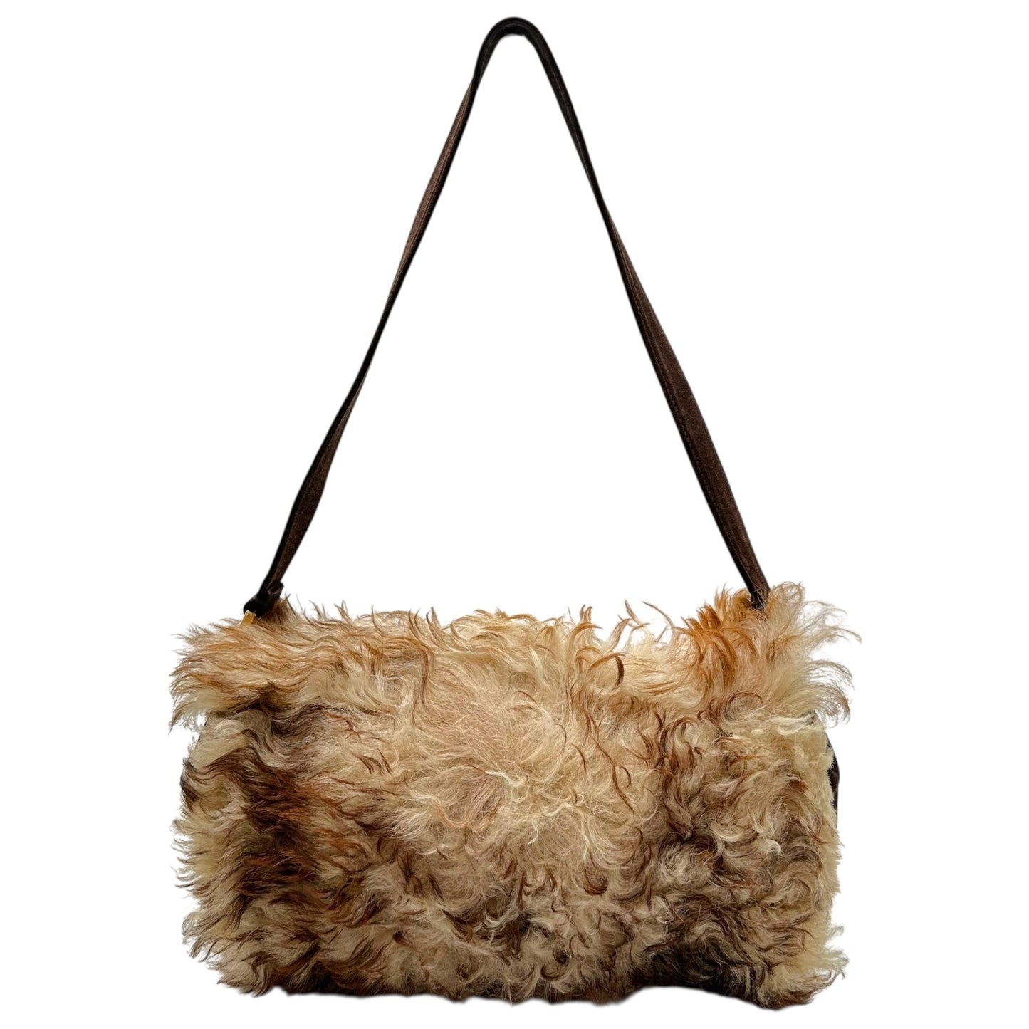 Dolce & Gabbana Sheepskin Fur Shoulder Bag