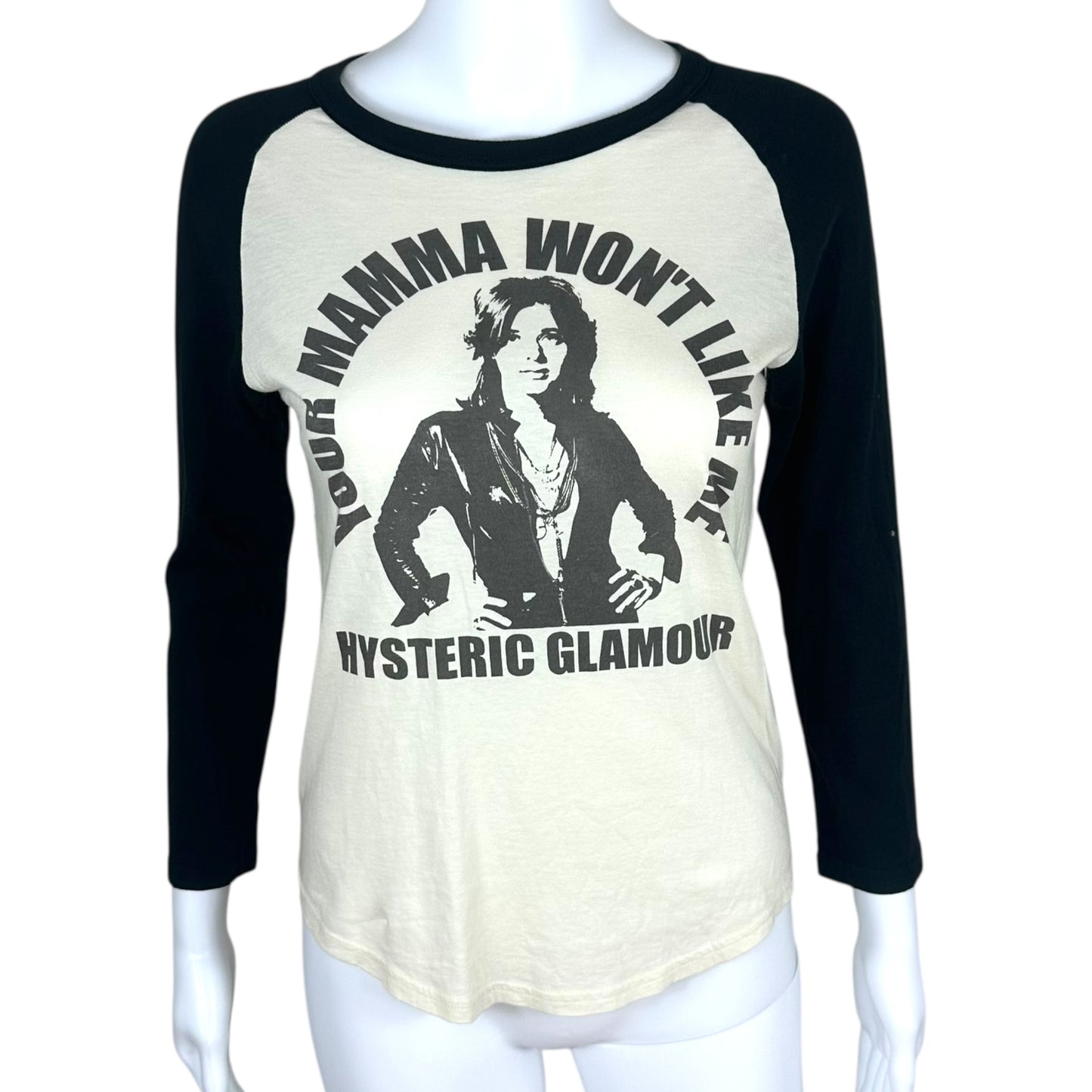 Hysteric Glamour Your Mama Baseball T-shirt