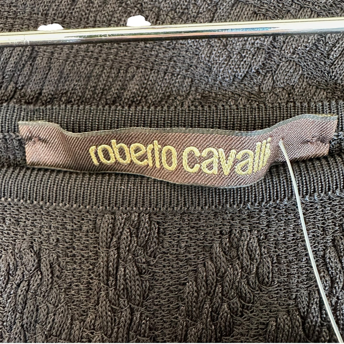 Roberto Cavalli Black Fringe Trim Knit Midi Skirt - Outfit Repeater