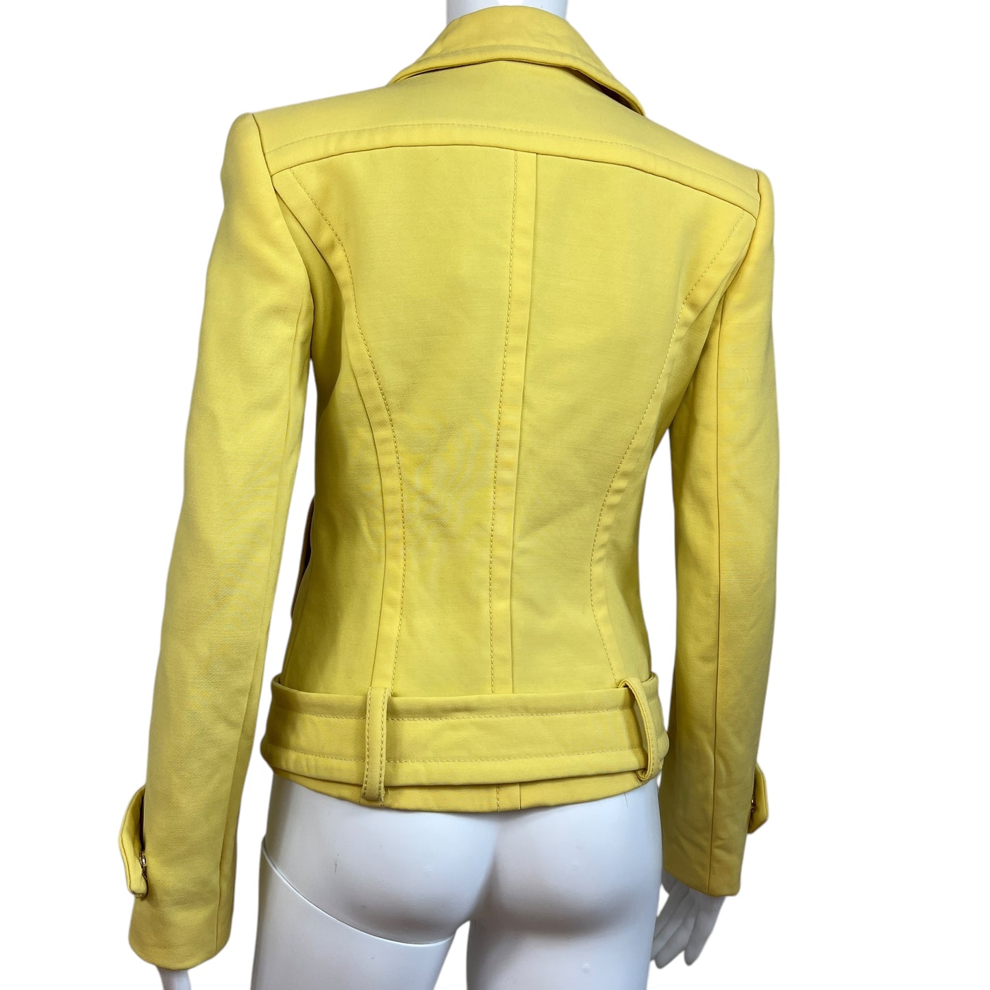 Dolce & Gabbana Bright Yellow Belted Jacket - Outfit Repeater