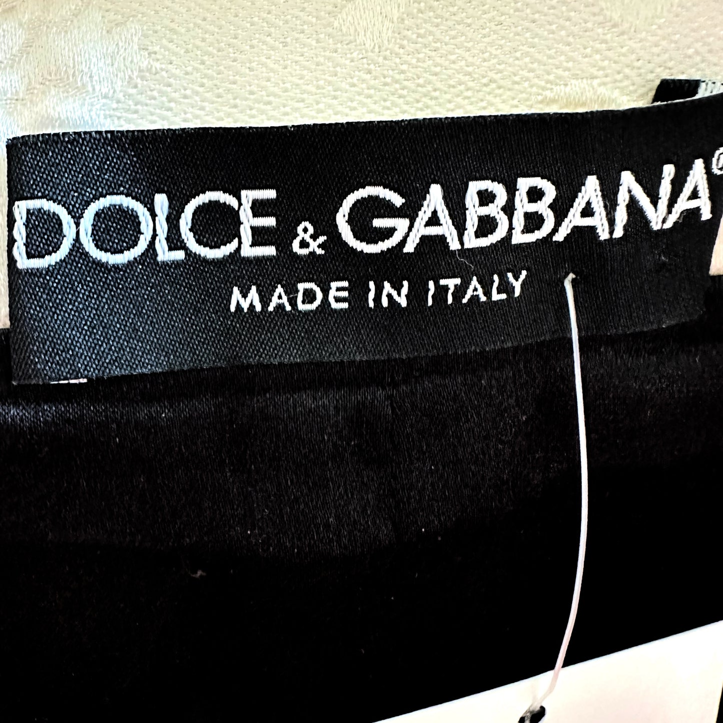 Dolce & Gabbana Black & White Floral Cropped Vest Top
