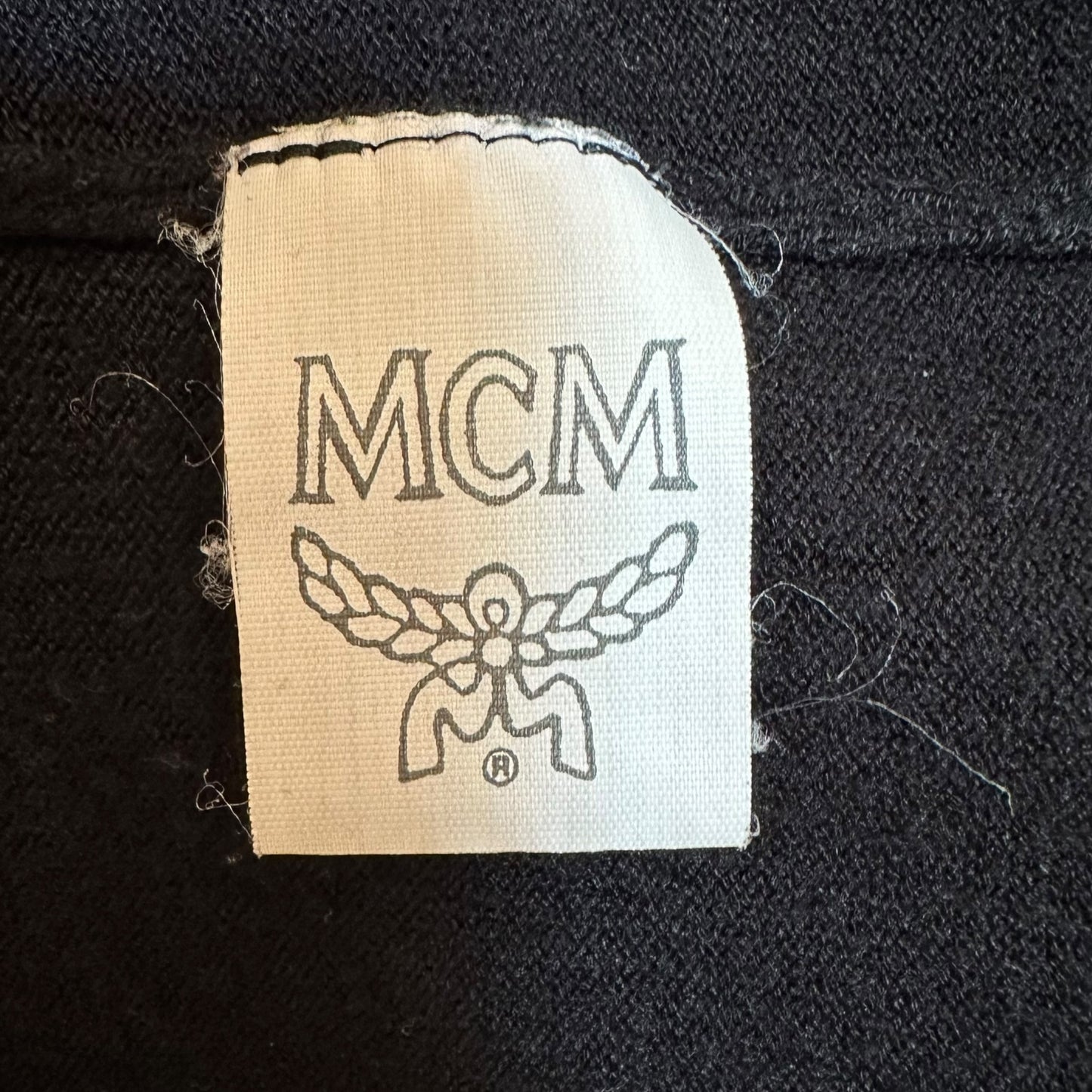 MCM Black Rhinestone Embellished Sweater