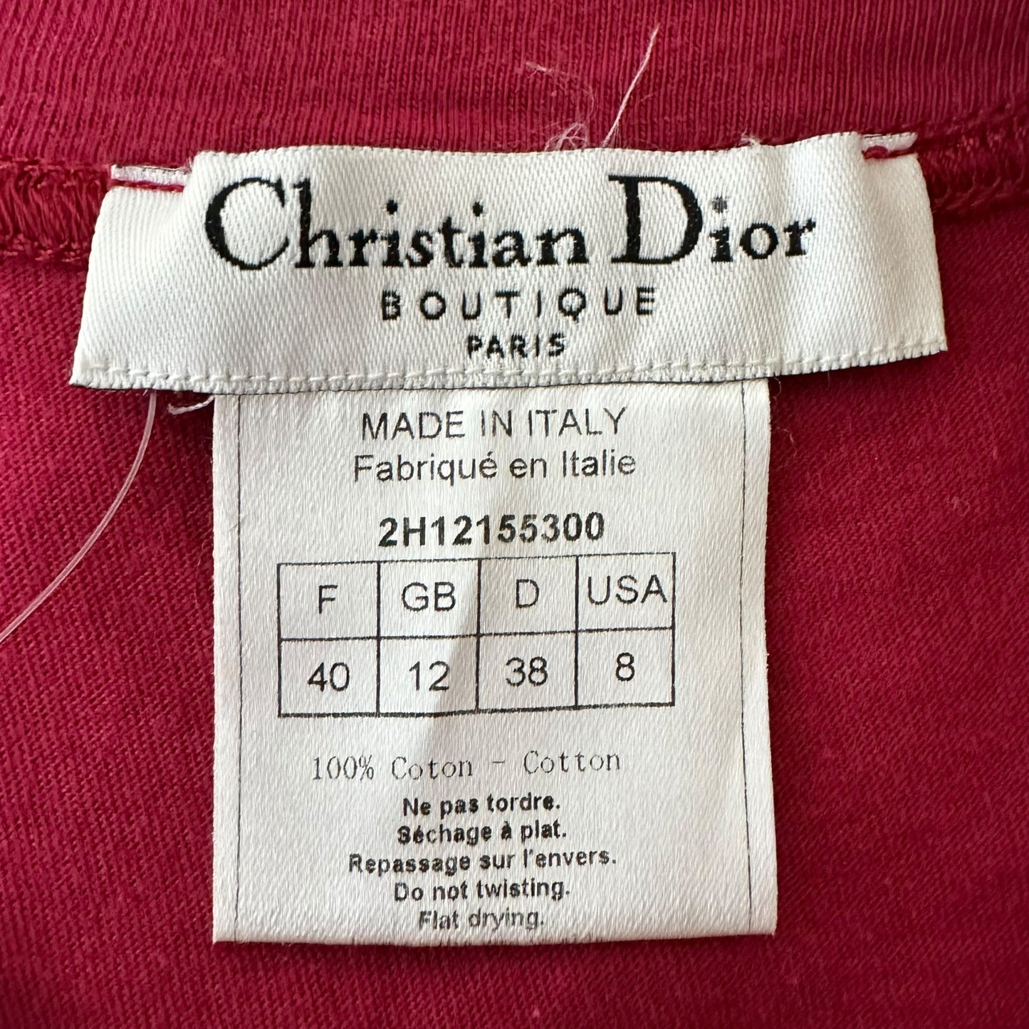 Christian Dior S/S 2002 Pink and Yellow J'Adore Dior Tank - Outfit Repeater