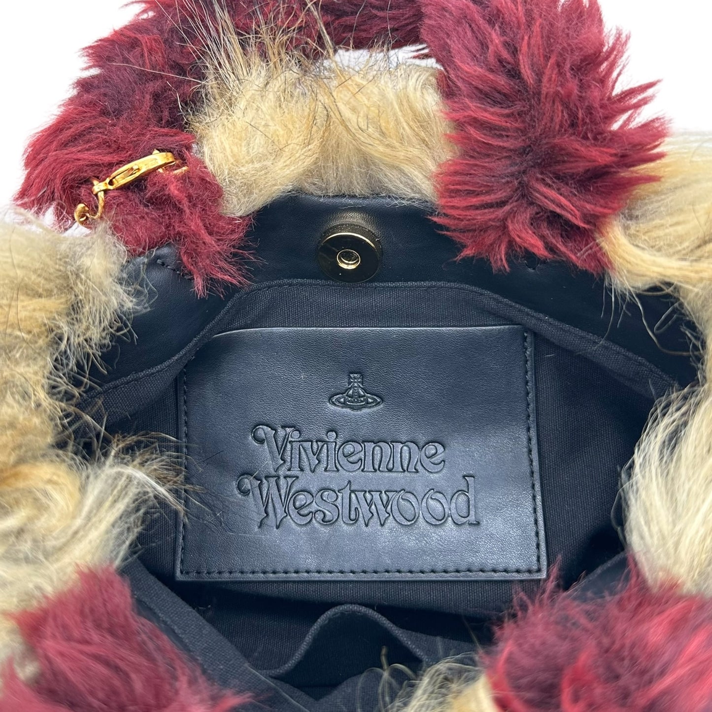Vivienne Westwood Faux Fur Logo Charm Mini Bag - Outfit Repeater
