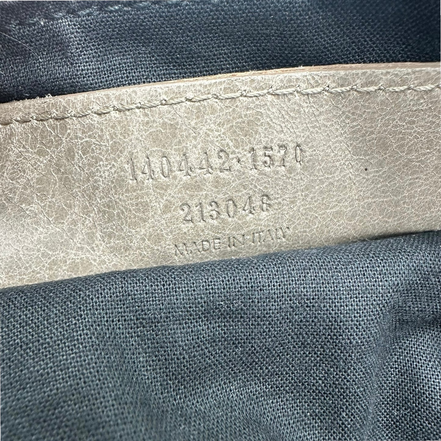 Balenciaga Gray Leather The Day City Hobo Bag
