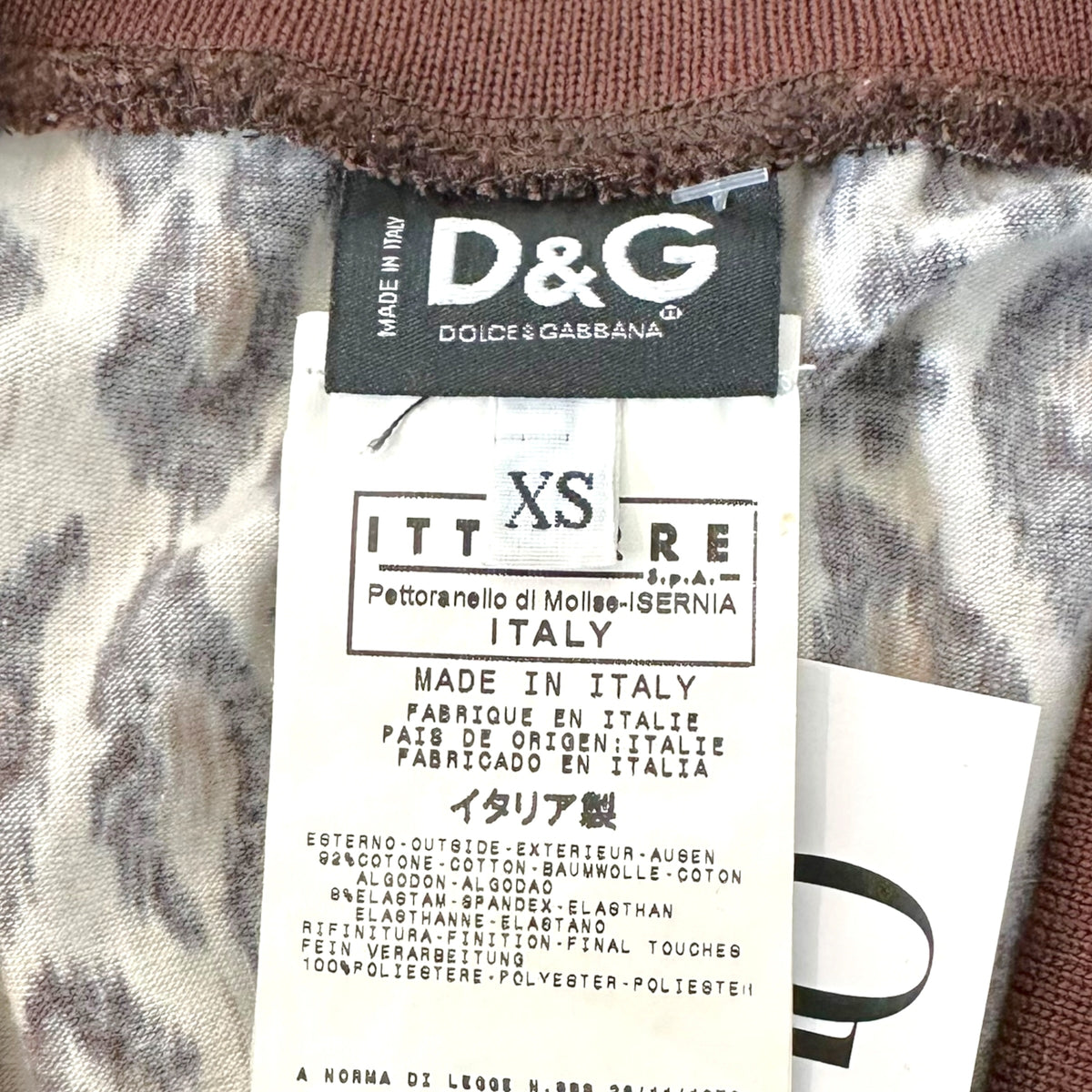 Dolce & Gabbana Leopard Print Zip-Up Top