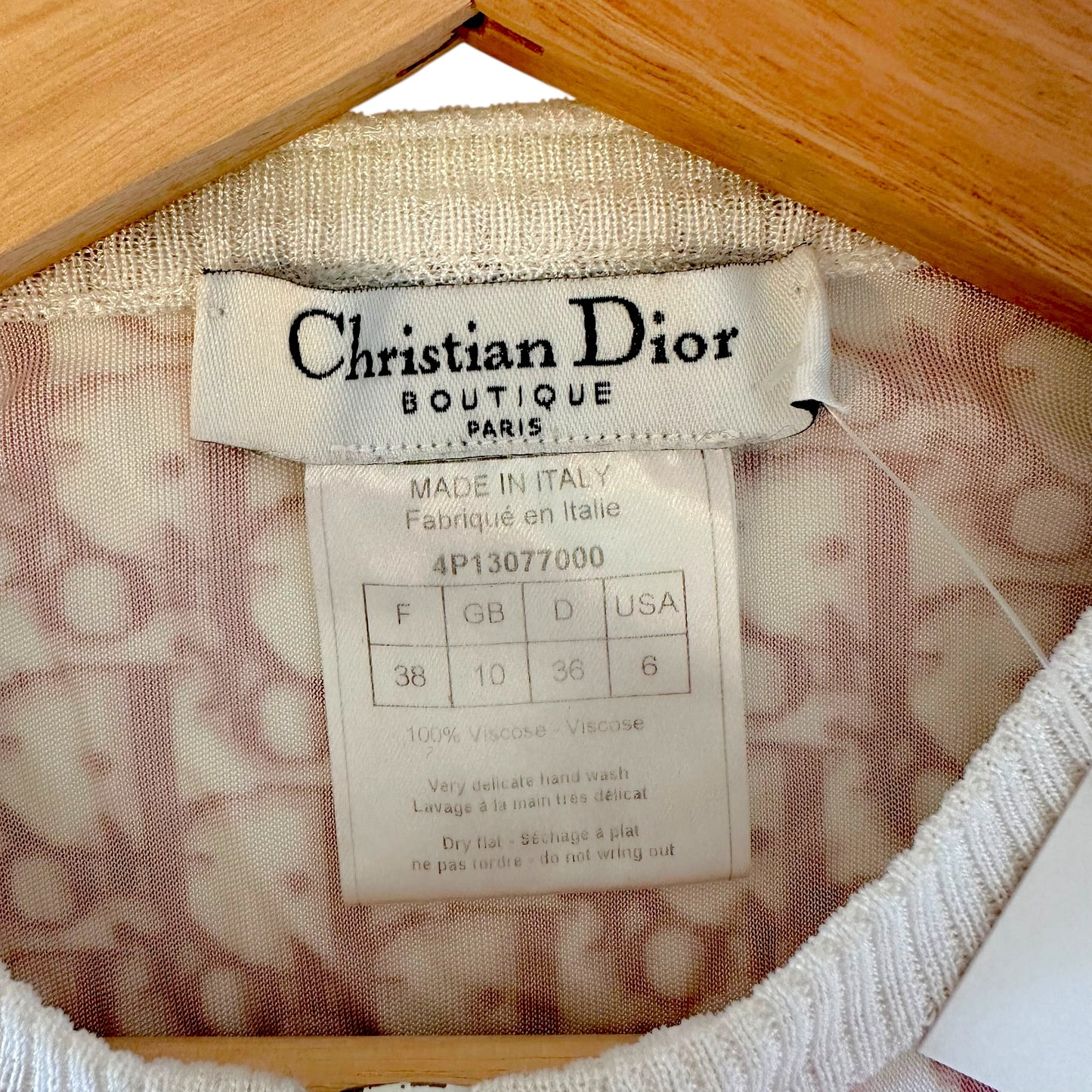 Christian Dior S/S 2004 Pink Trotter Monogram Zip Up