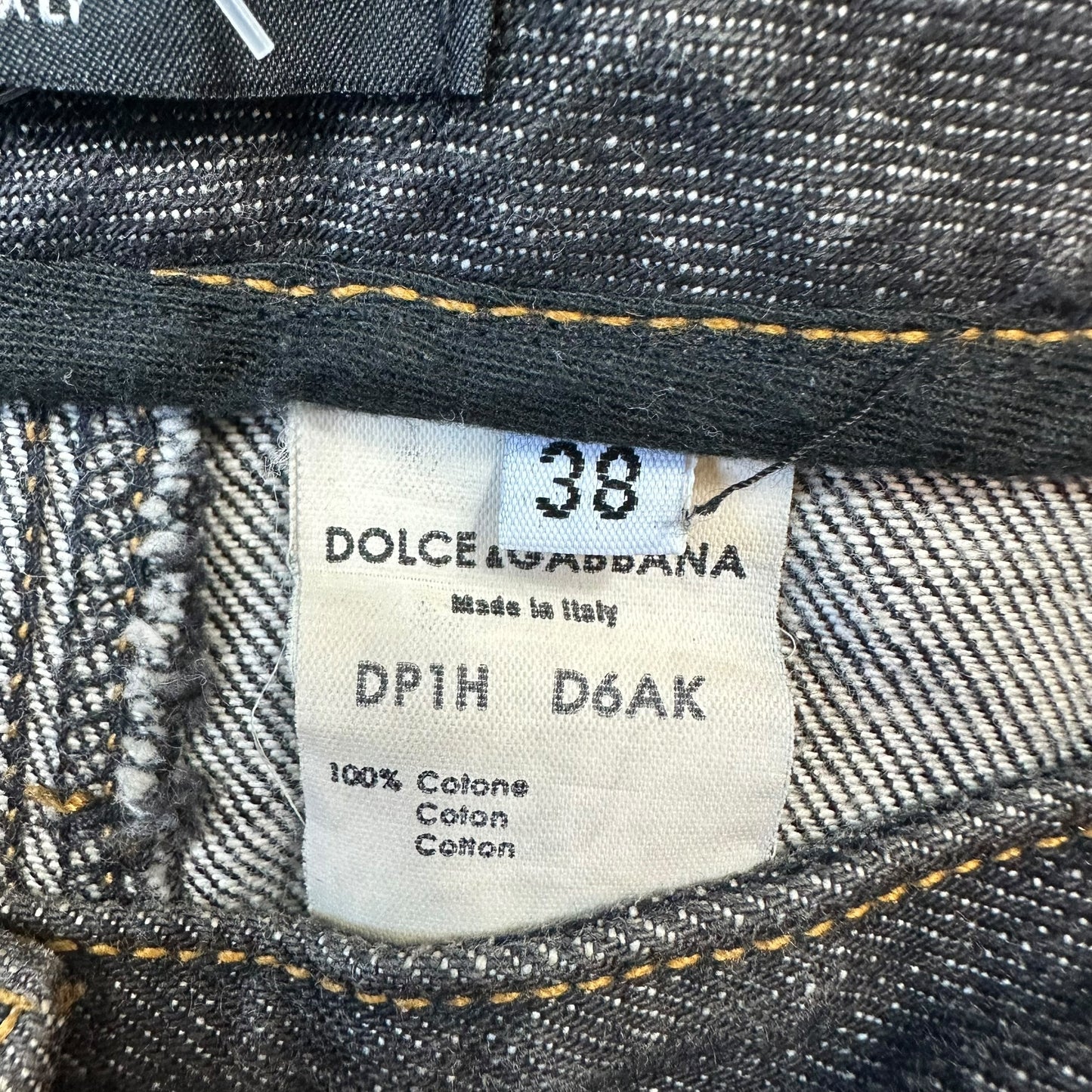D&G Dolce & Gabbana Side Buckle Jeans