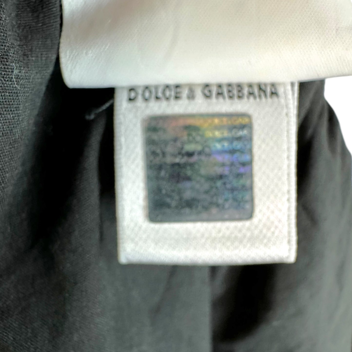 D&G Dolce & Gabbana 90's Cotton Off-Shoulder Cropped Puff Sleeve Blouse