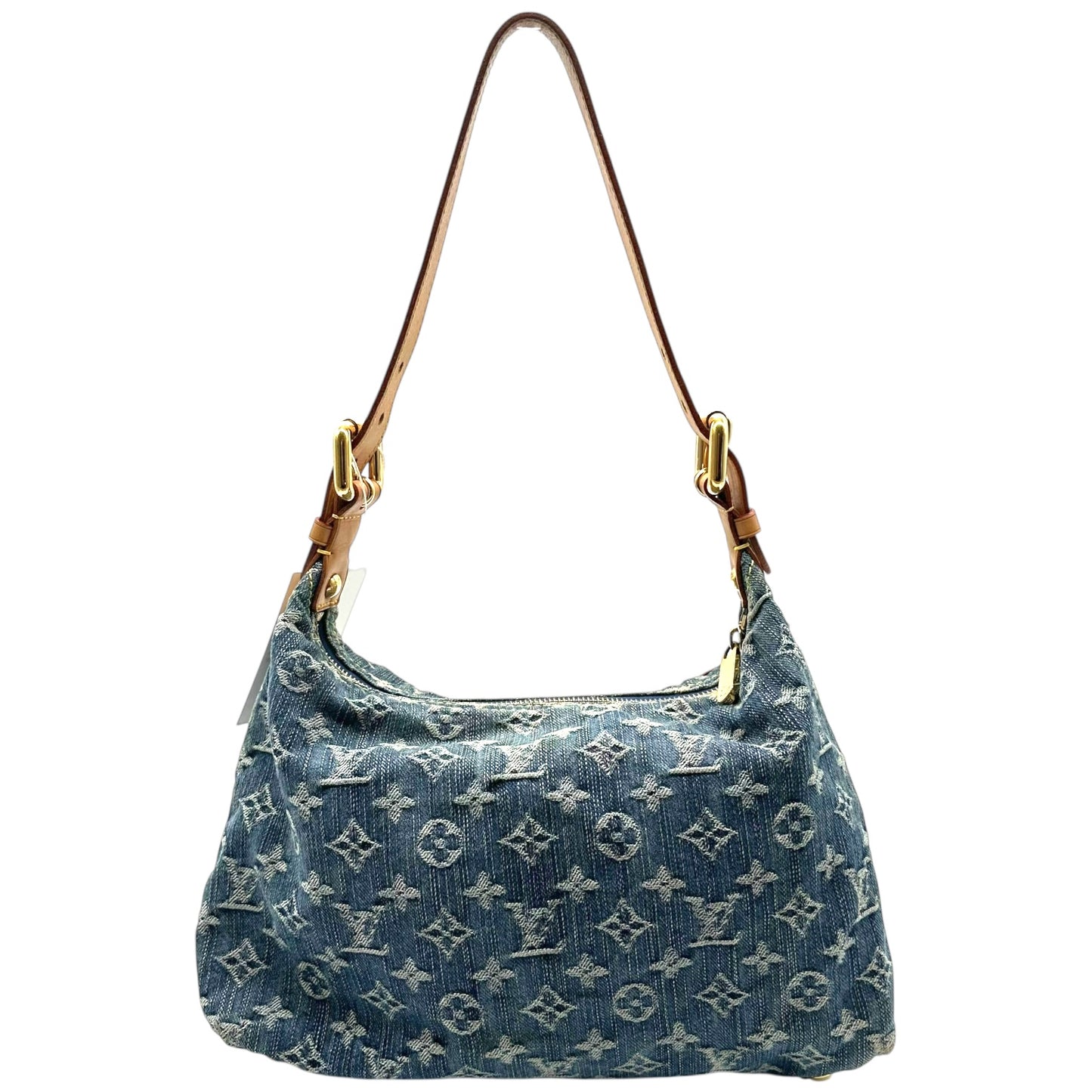 Louis Vuitton Blue Denim Baggy PM Shoulder Bag