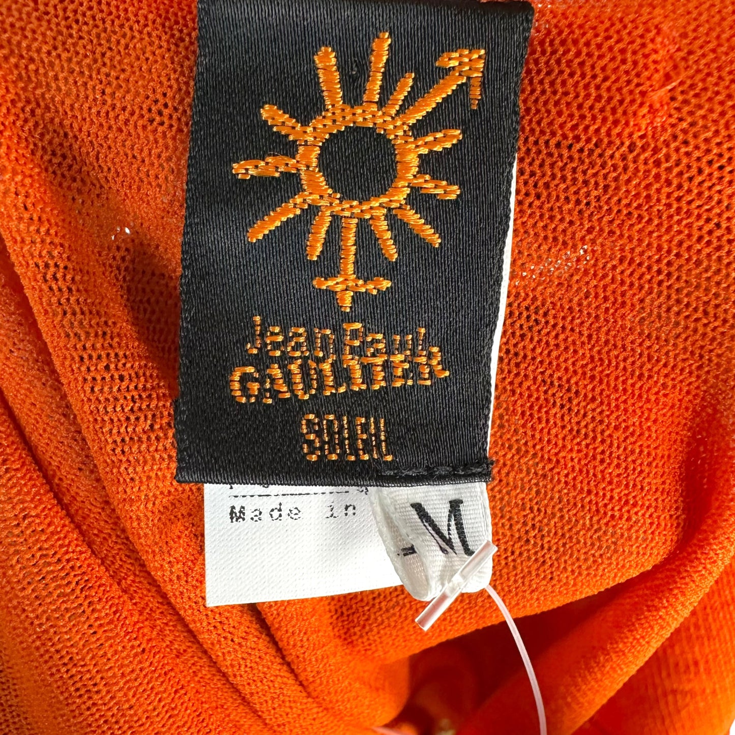 Jean Paul Gaultier Mesh Tank Top Flamingo Tropical Print