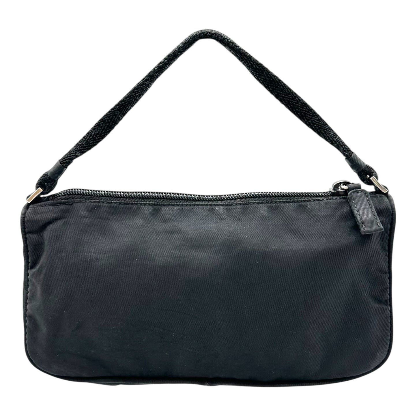 Prada Black Nylon Small Pochette Bag