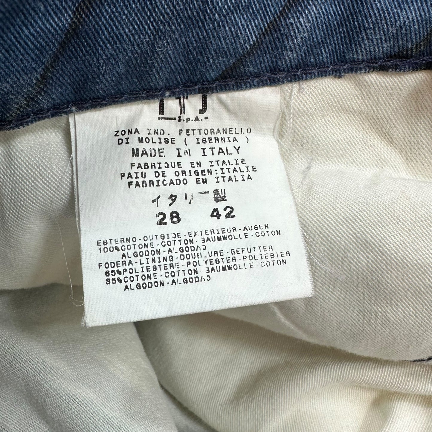 Just Cavalli Roberto Cavalli Blue Palm Print Jeans