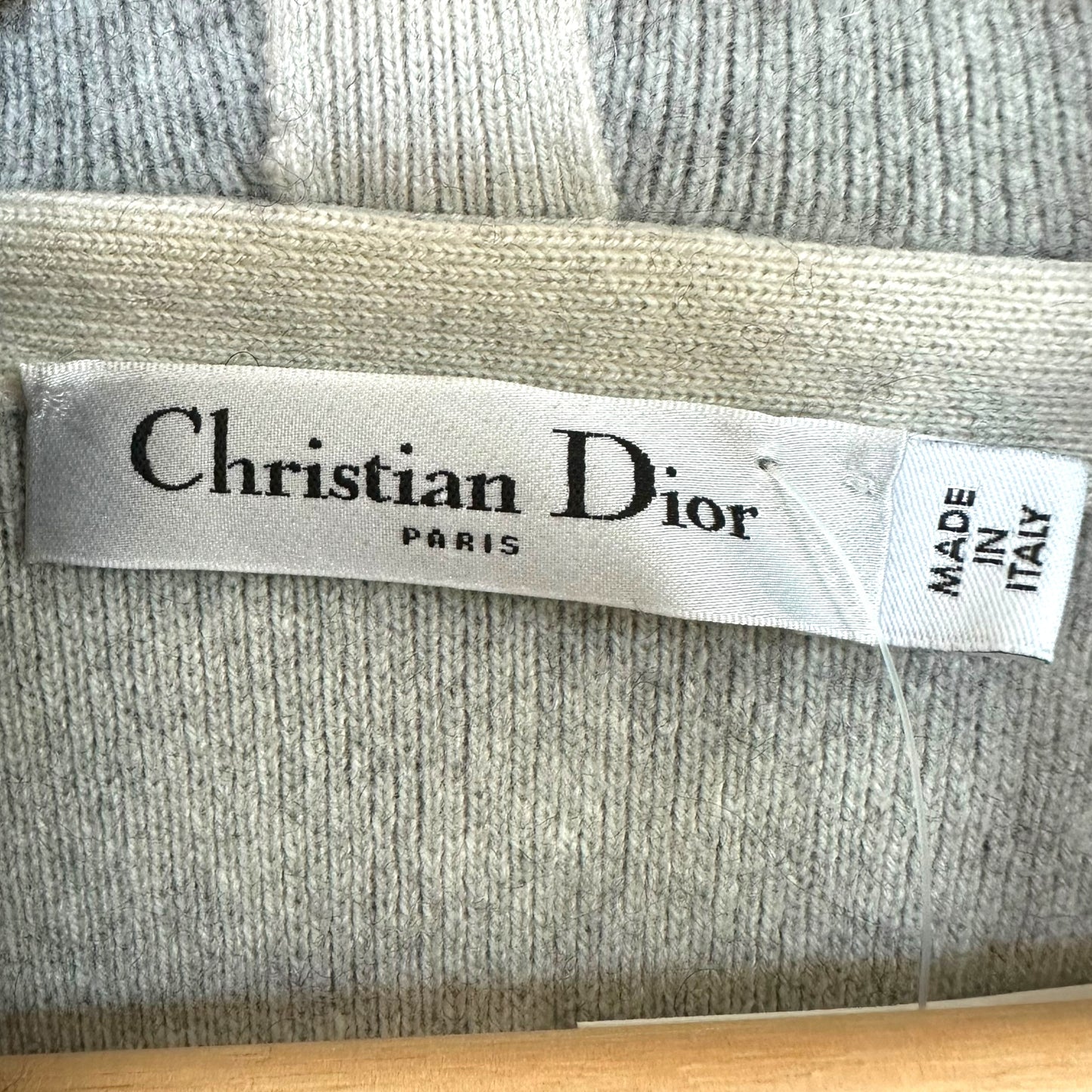 Christian Dior Black J'Adior Cashmere Logo Hoodie (Current)