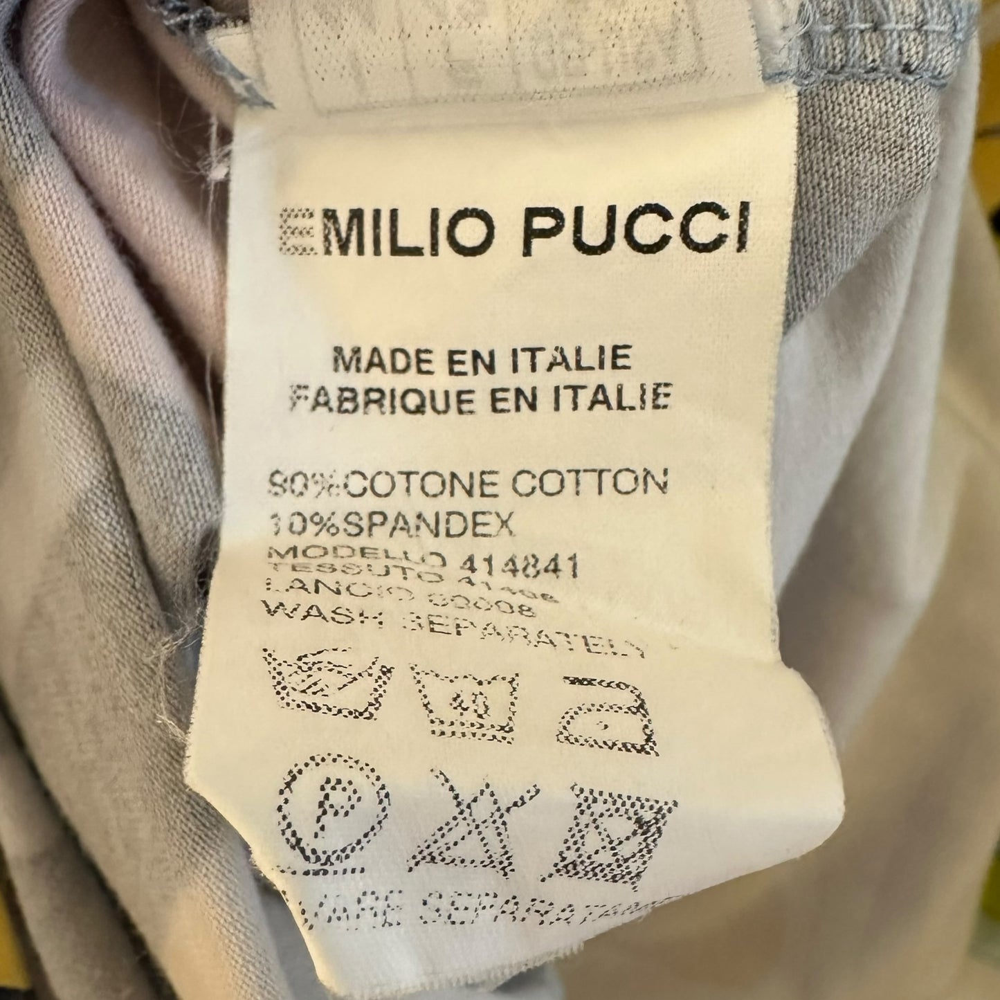 Emilio Pucci Periwinkle Multi Printed Tank Top