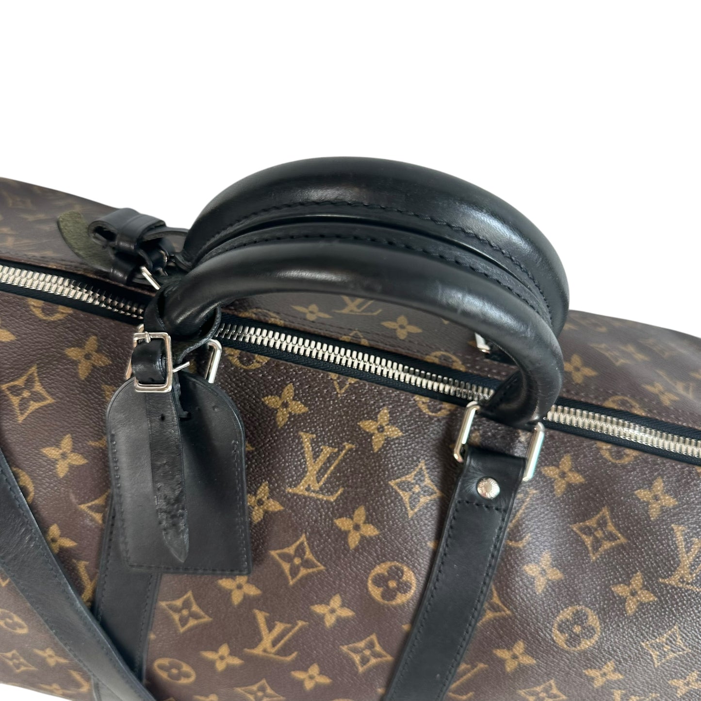 Louis Vuitton Macassar Monogrm Bandouliere 55 Duffle Bag