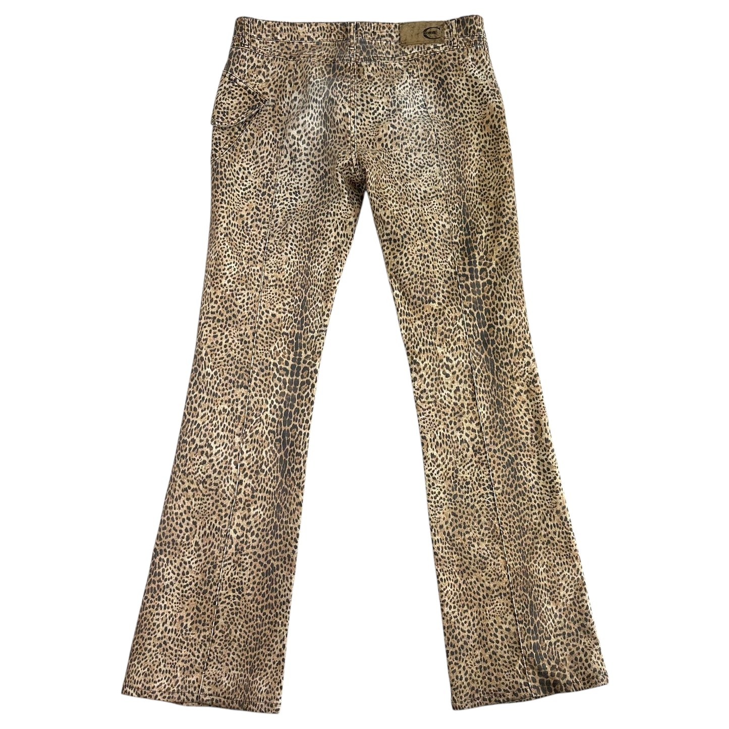 Just Cavalli Roberto Cavalli Leopard Print Flare Jeans