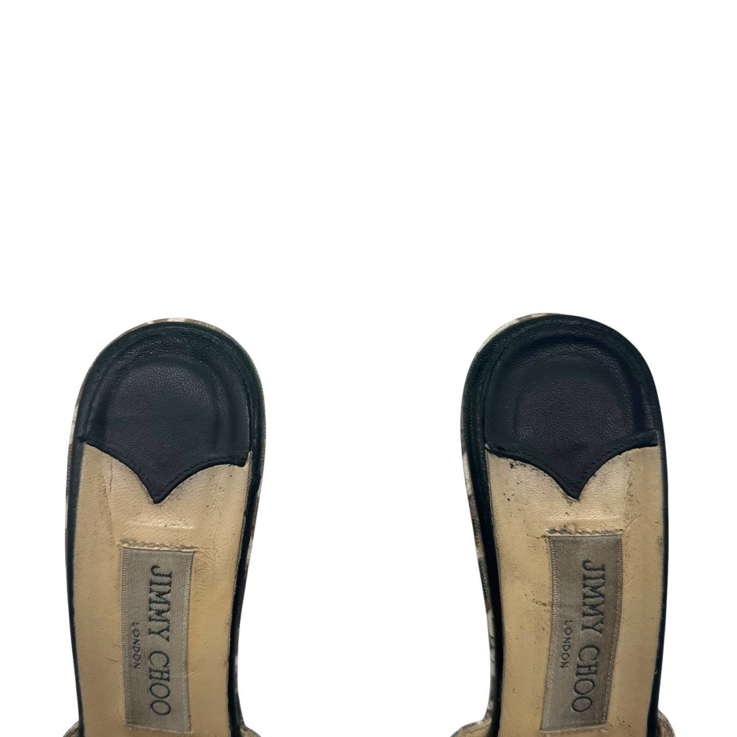 Jimmy Choo Animal Print Wedge Sandals
