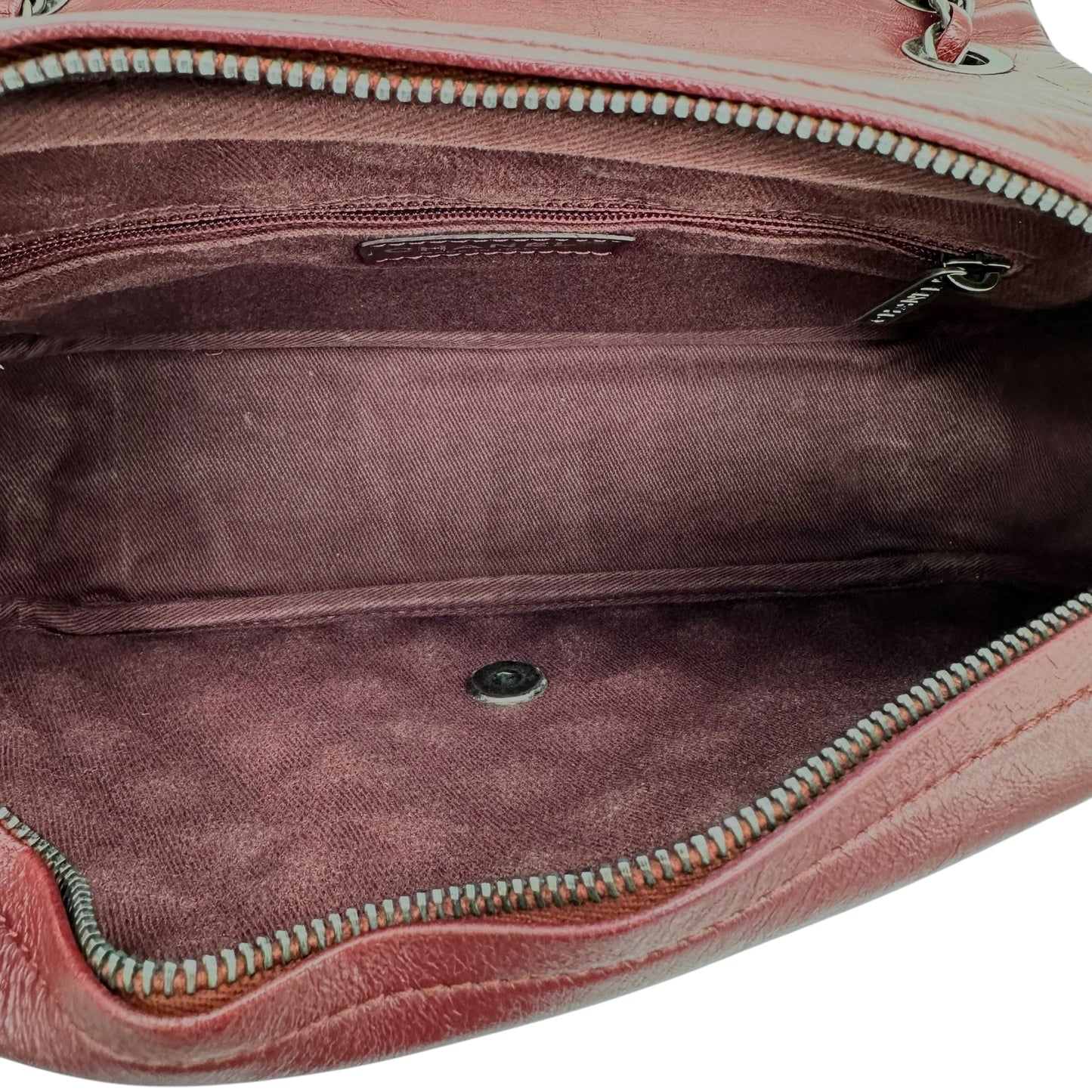 Chanel Quilted Burgundy Medium Classic Flap Bag