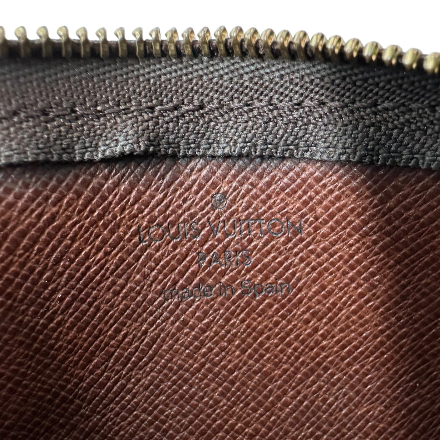 Louis Vuitton Coin Pouch Monogram Brown Canvas