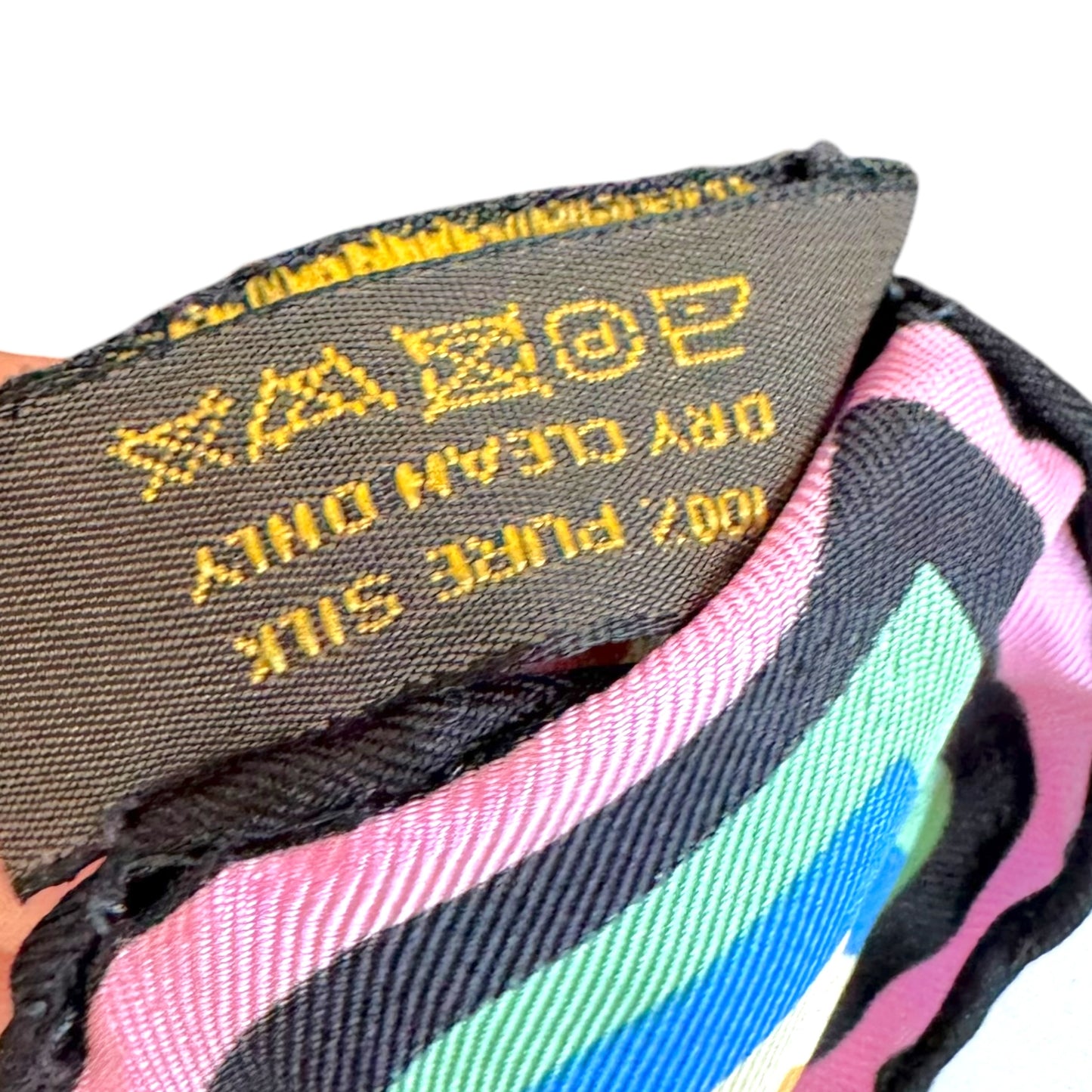 Louis Vuitton Black Multicolor Murakami Monogram Silk Square Scarf