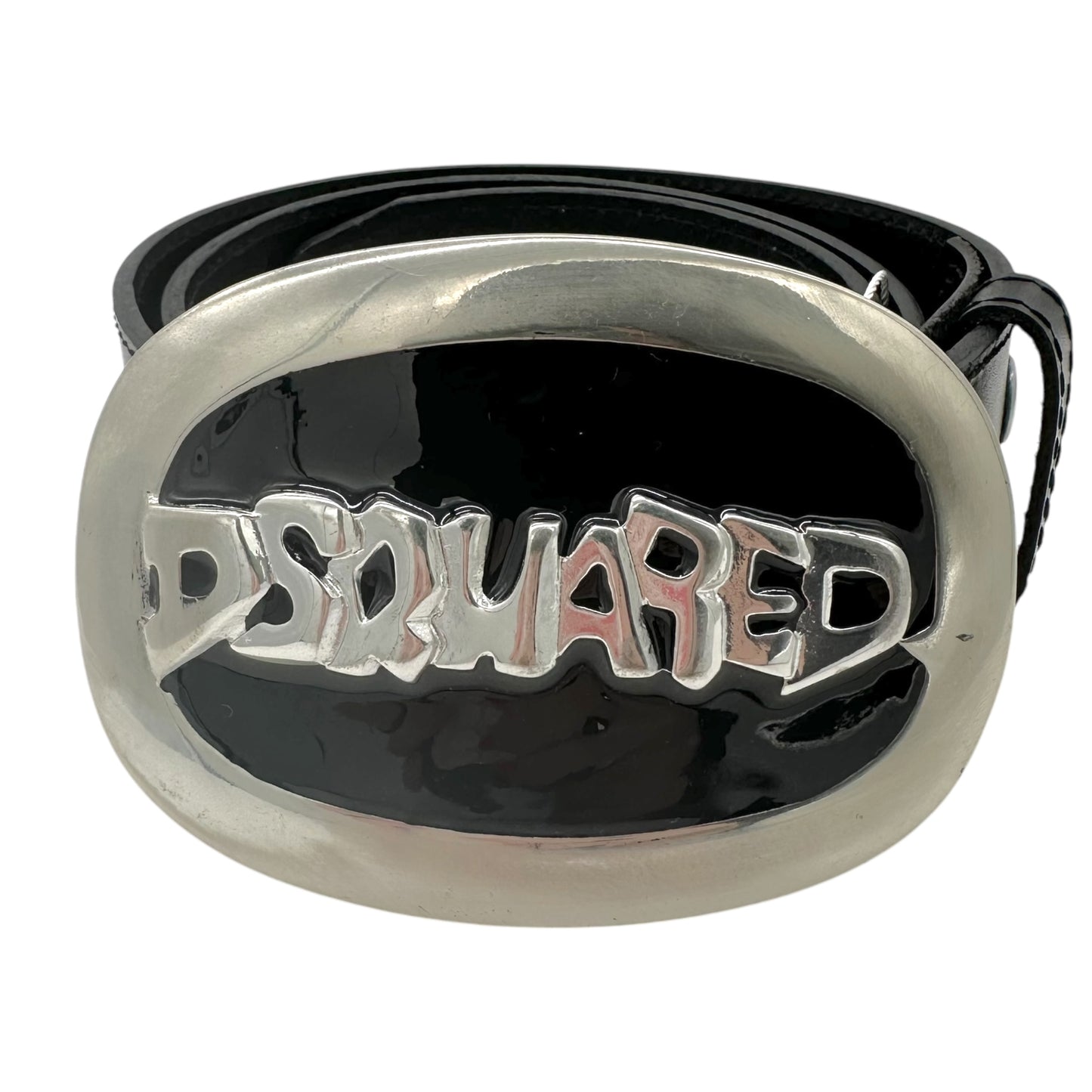 Dsquared2 Black Logo Belt