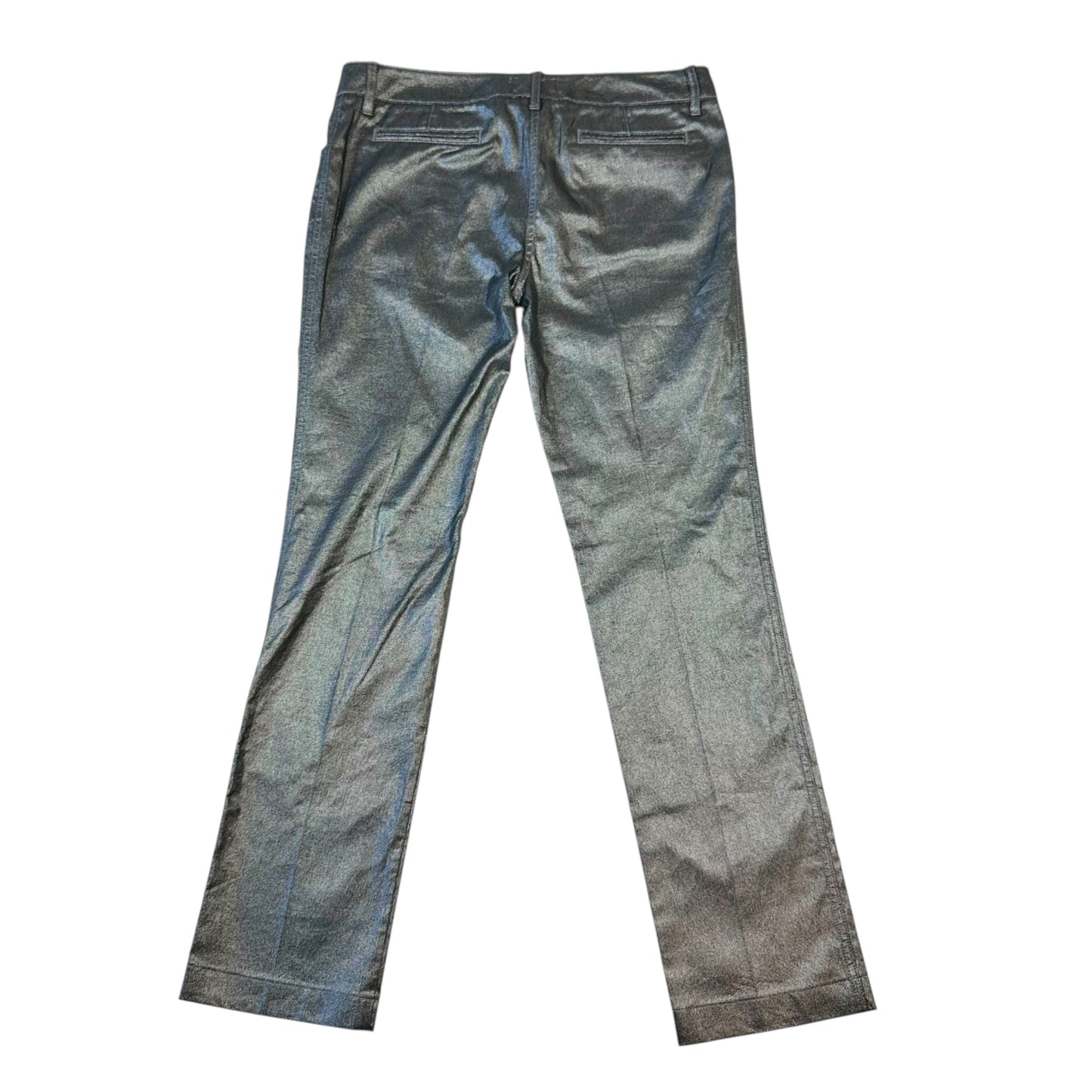 Dolce & Gabbana Silver Metallic Bootcut Pants